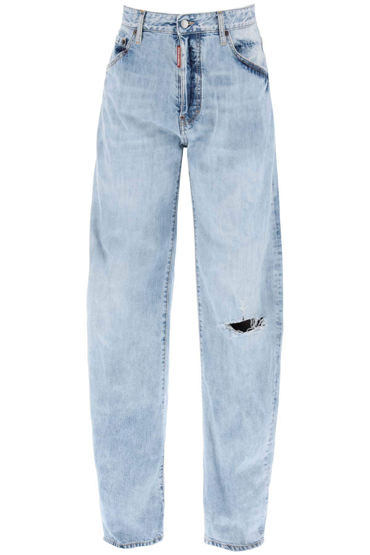 Dsquared2 "oversized jeans with destroyed image 0