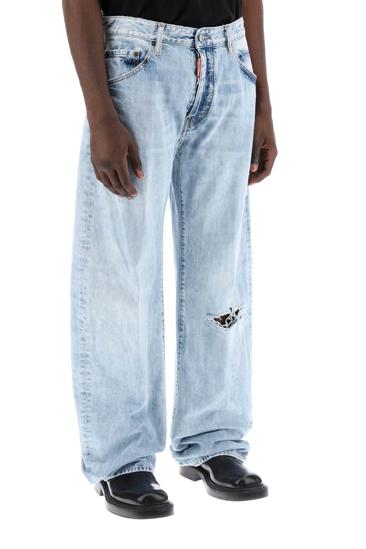 Dsquared2 "oversized jeans with destroyed image 1