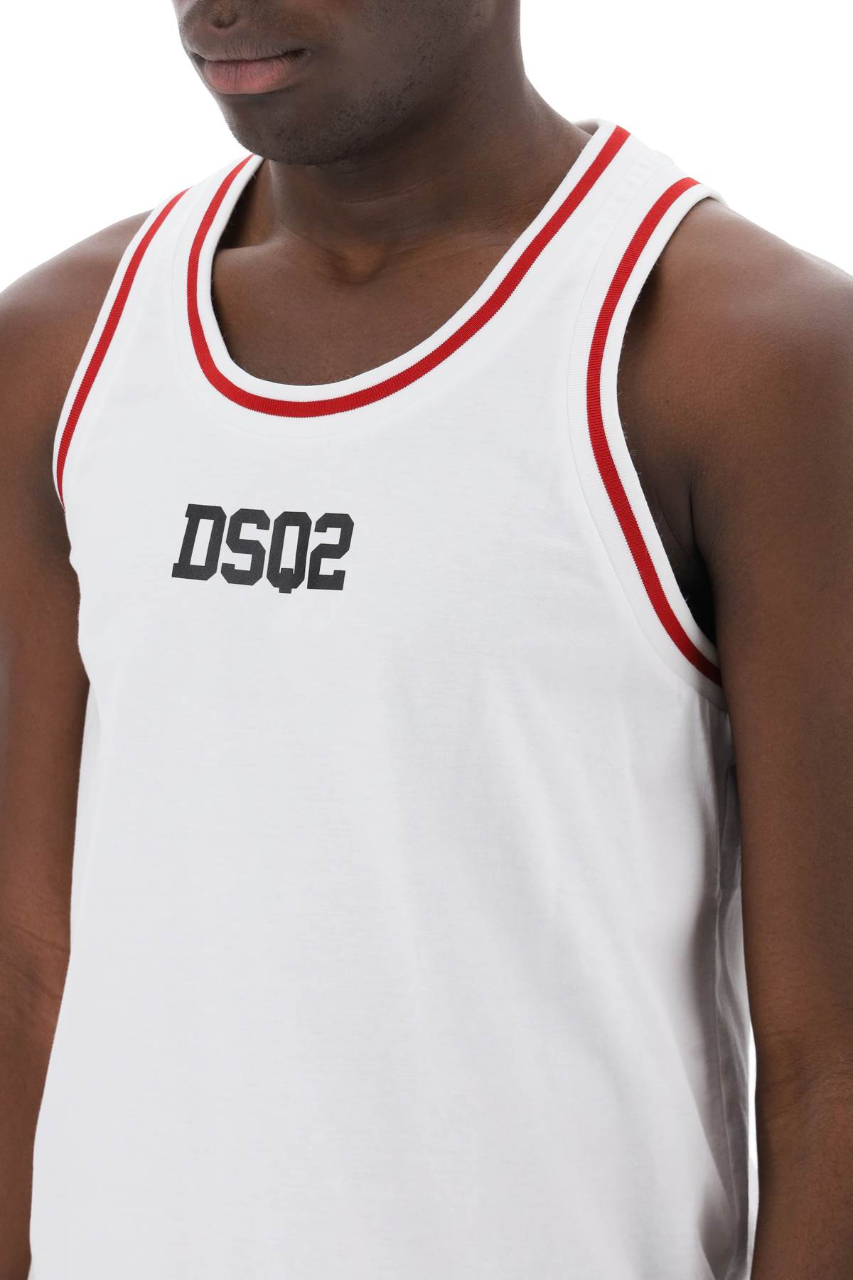 Dsquared2 "cotton dsq2 cool tank image 3