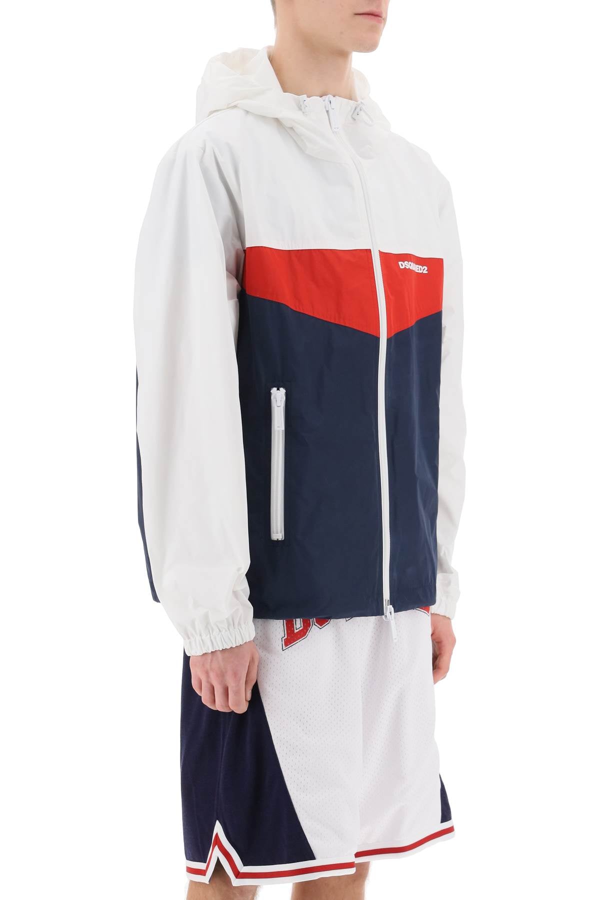 Dsquared2 color block windbreaker jacket image 1