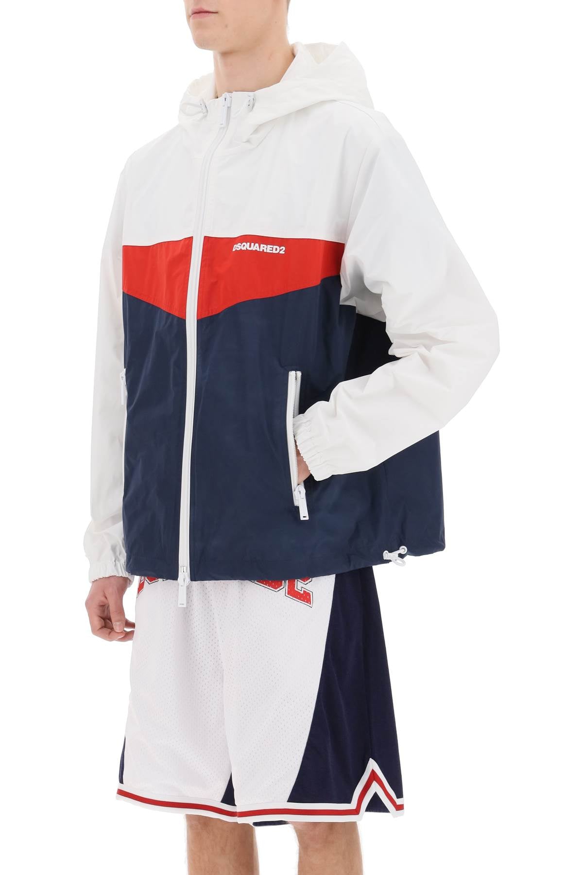 Dsquared2 color block windbreaker jacket image 3