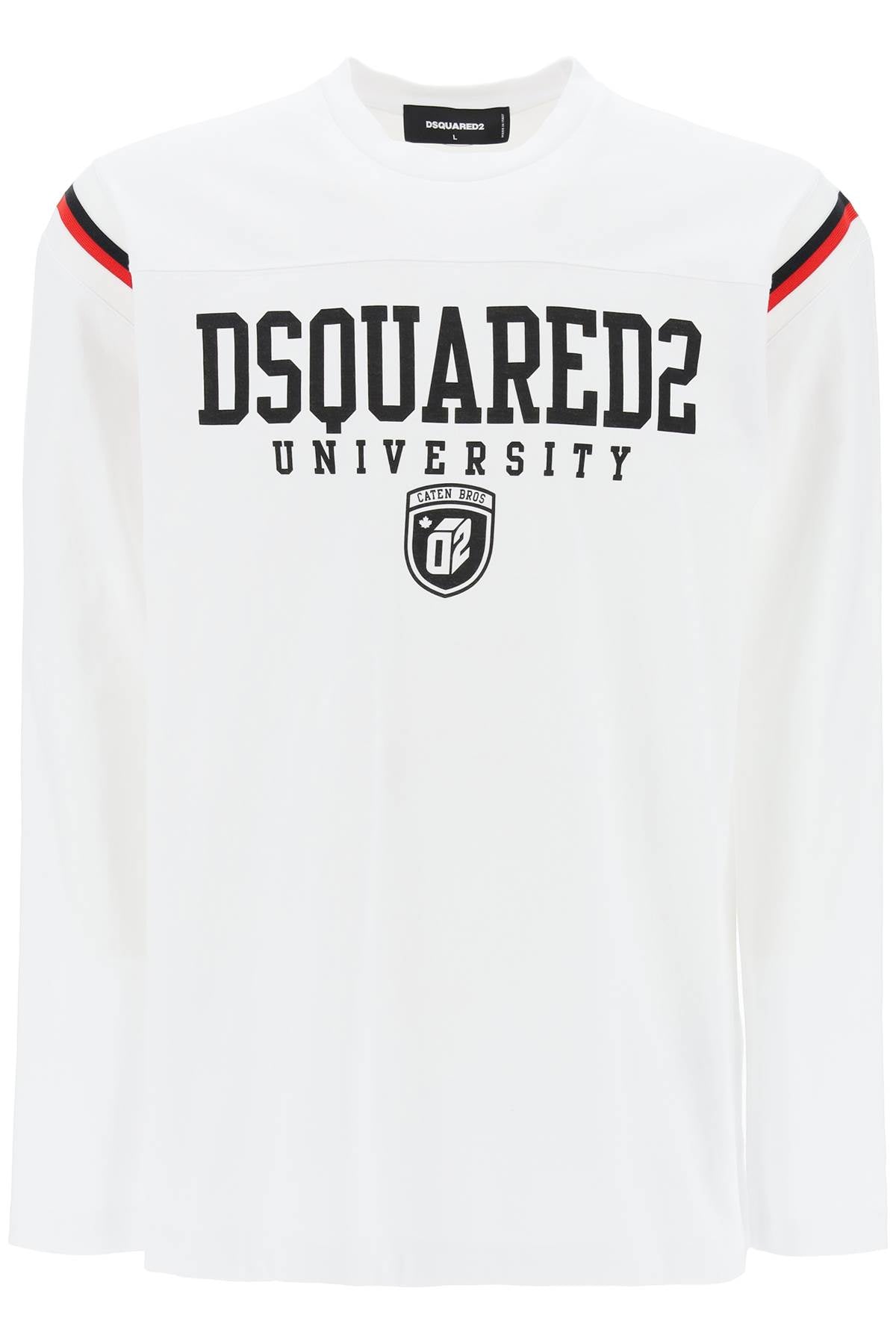 Dsquared2 long-sleeved varsity t-shirt image 0