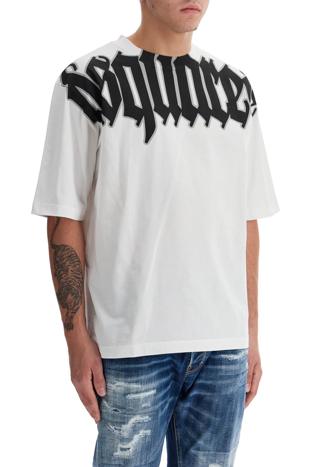 Dsquared2 Loose Fit Logo Print T-Shirt image 1