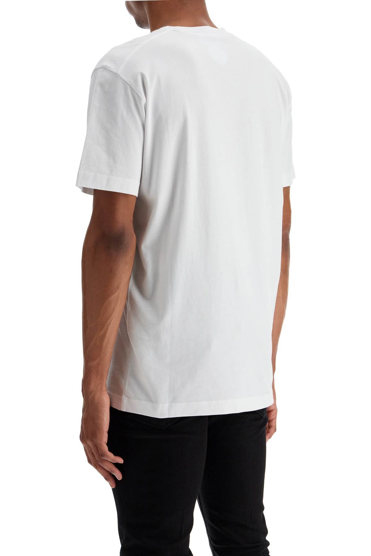 Dsquared2 white cotton t-shirt with printed logo image 2