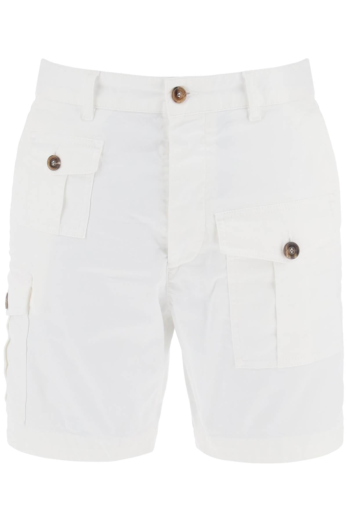 Dsquared2 Men's Stretch Cotton Twill Cargo Bermuda Shorts image 0