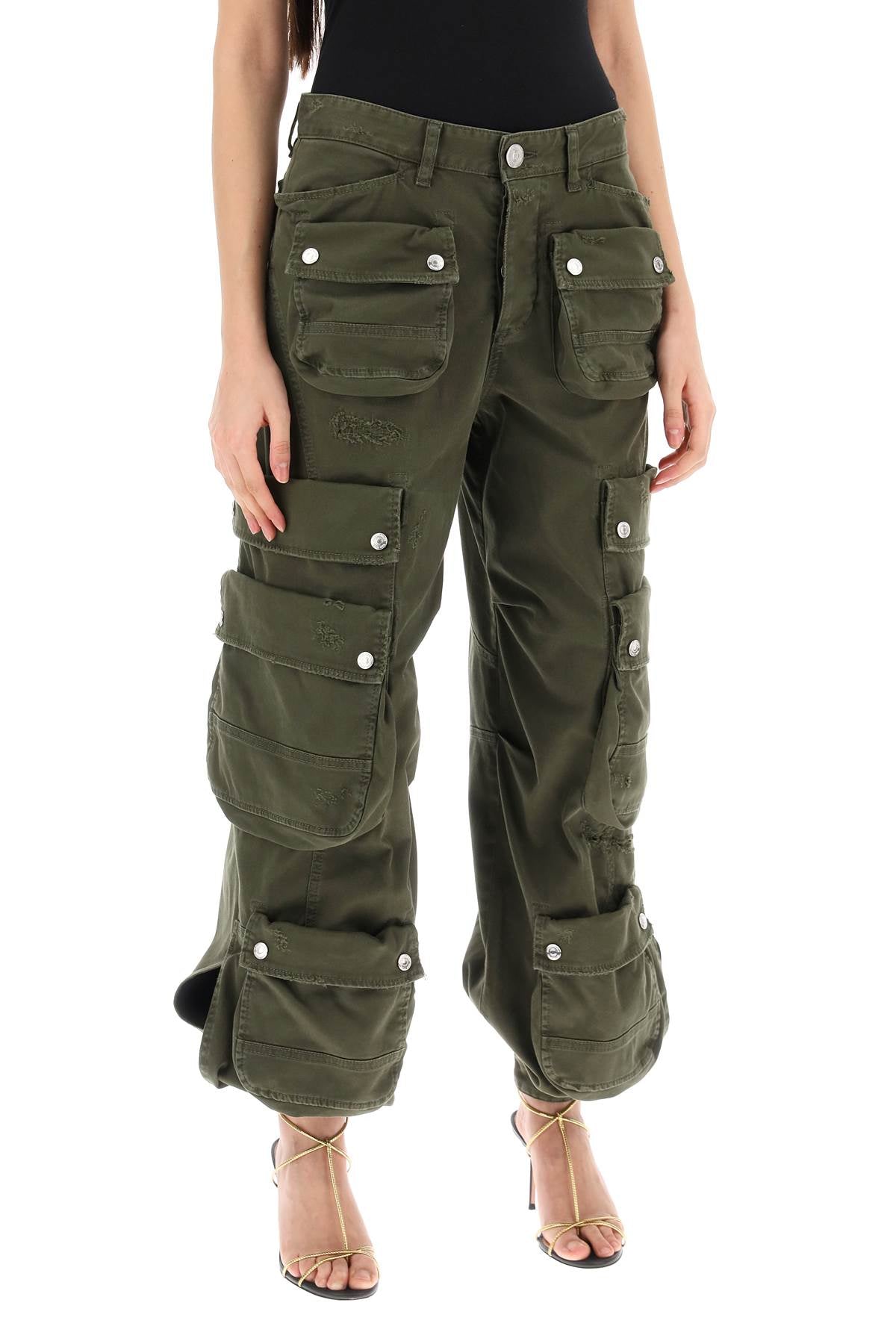 Dsquared2 wide leg cargo pants image 1