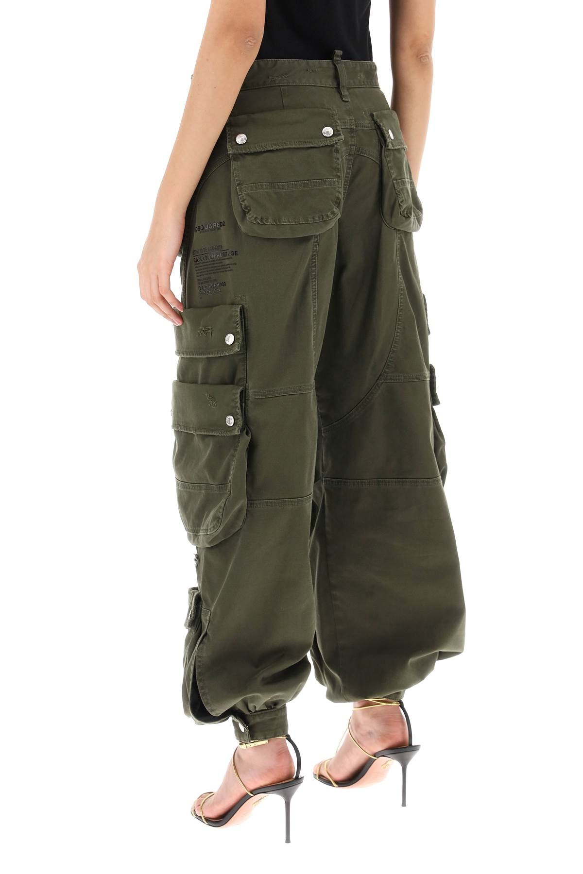 Dsquared2 wide leg cargo pants image 2