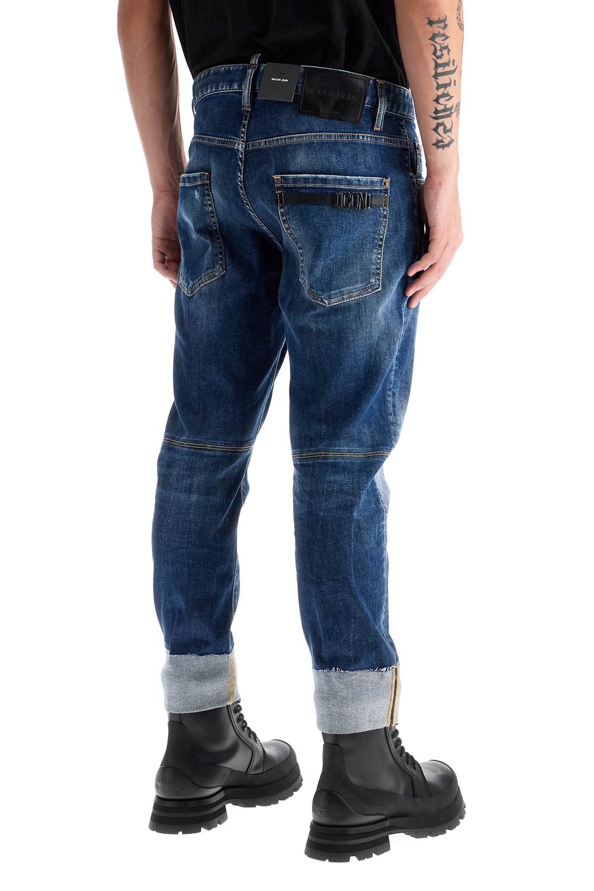 Dsquared2 Distressed Cropped Sailor Jeans for Men image 2