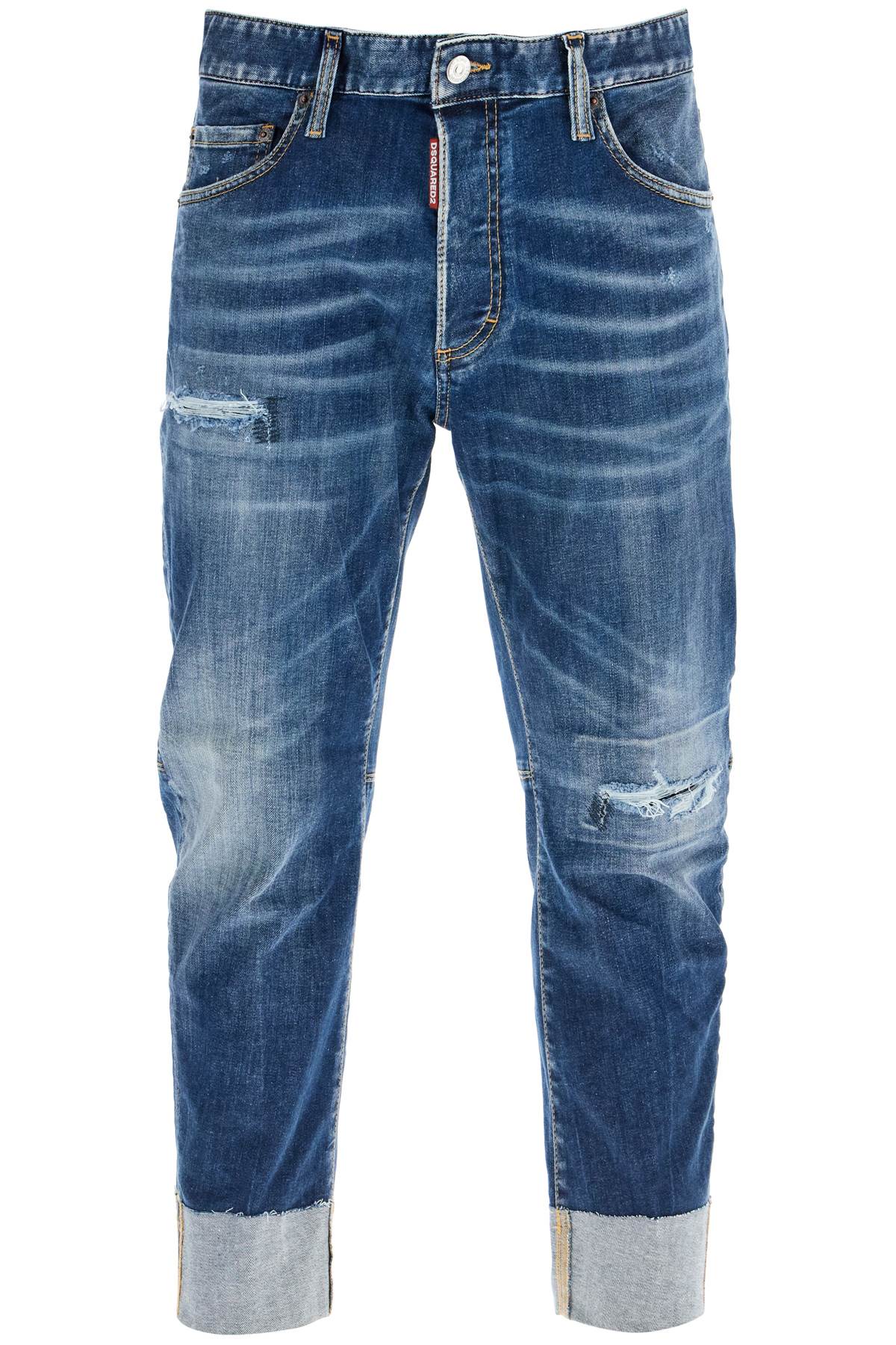 Dsquared2 Distressed Cropped Sailor Jeans for Men image 0