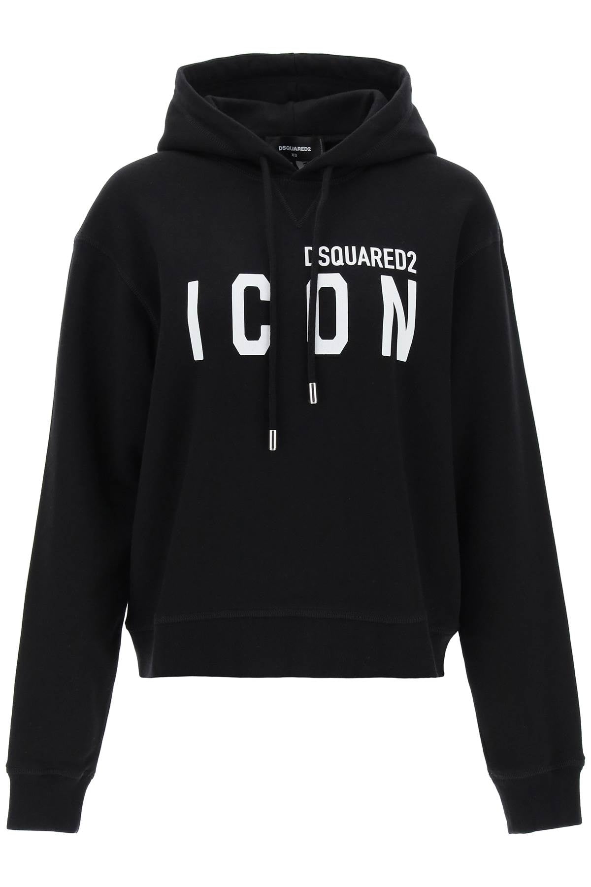 DSQUARED2 Icon Logo Fleece-Back Cotton Jersey Hoodie image 0