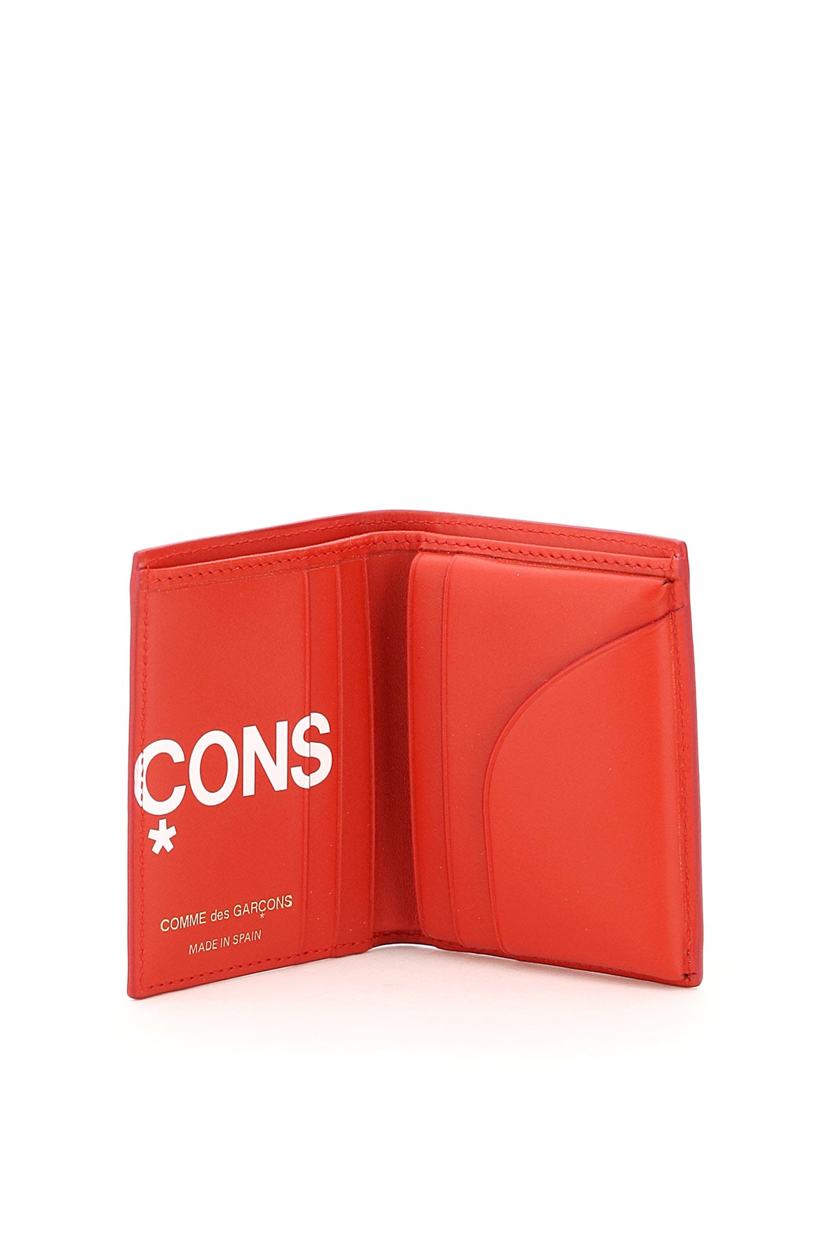 Comme des Garçons Small Bifold Wallet with Logo Print image 1