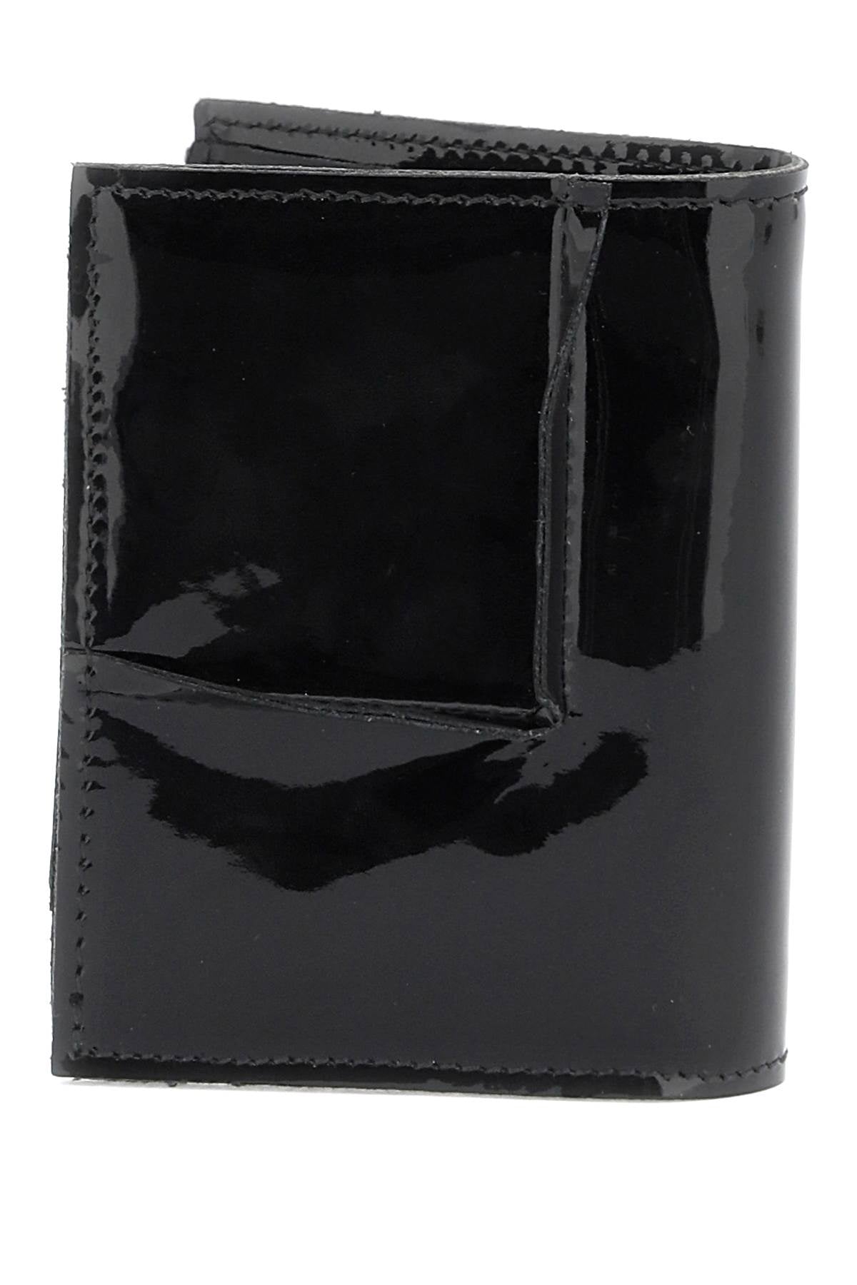 Comme Des Garcons Wallet bifold patent leather wallet in image 2