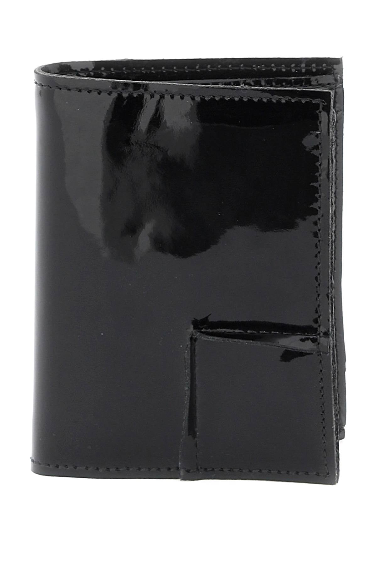 Comme Des Garcons Wallet bifold patent leather wallet in image 0