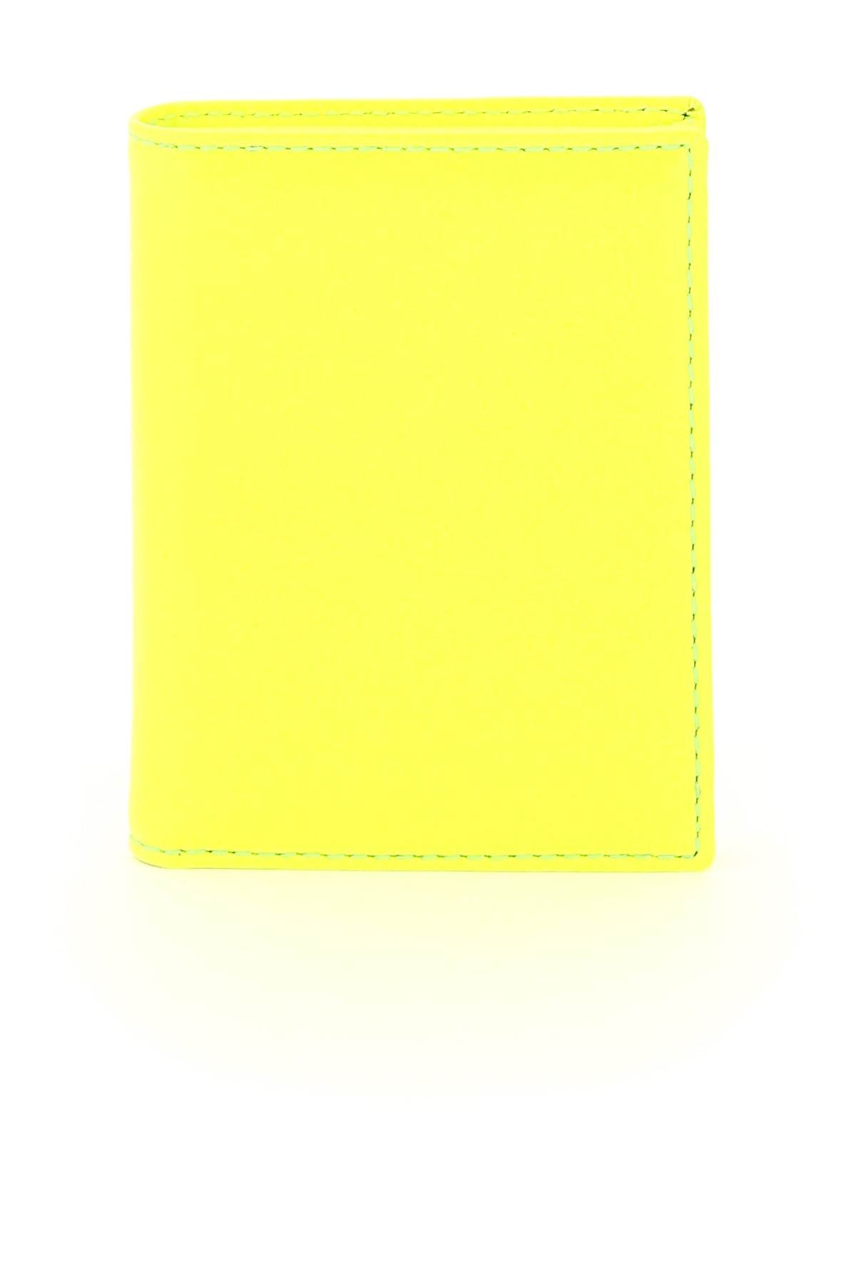 Comme Des Garcons Wallet fluo leather bifold wallet image 0