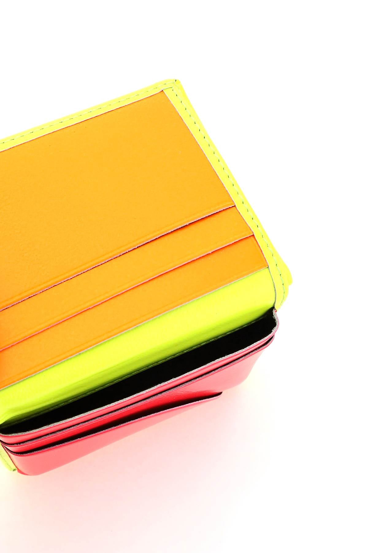 Comme Des Garcons Wallet fluo leather bifold wallet image 1