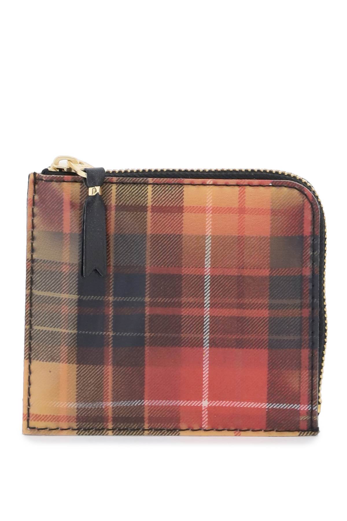 Comme des Garçons Lenticular Wallet with Tartan Pattern image 0