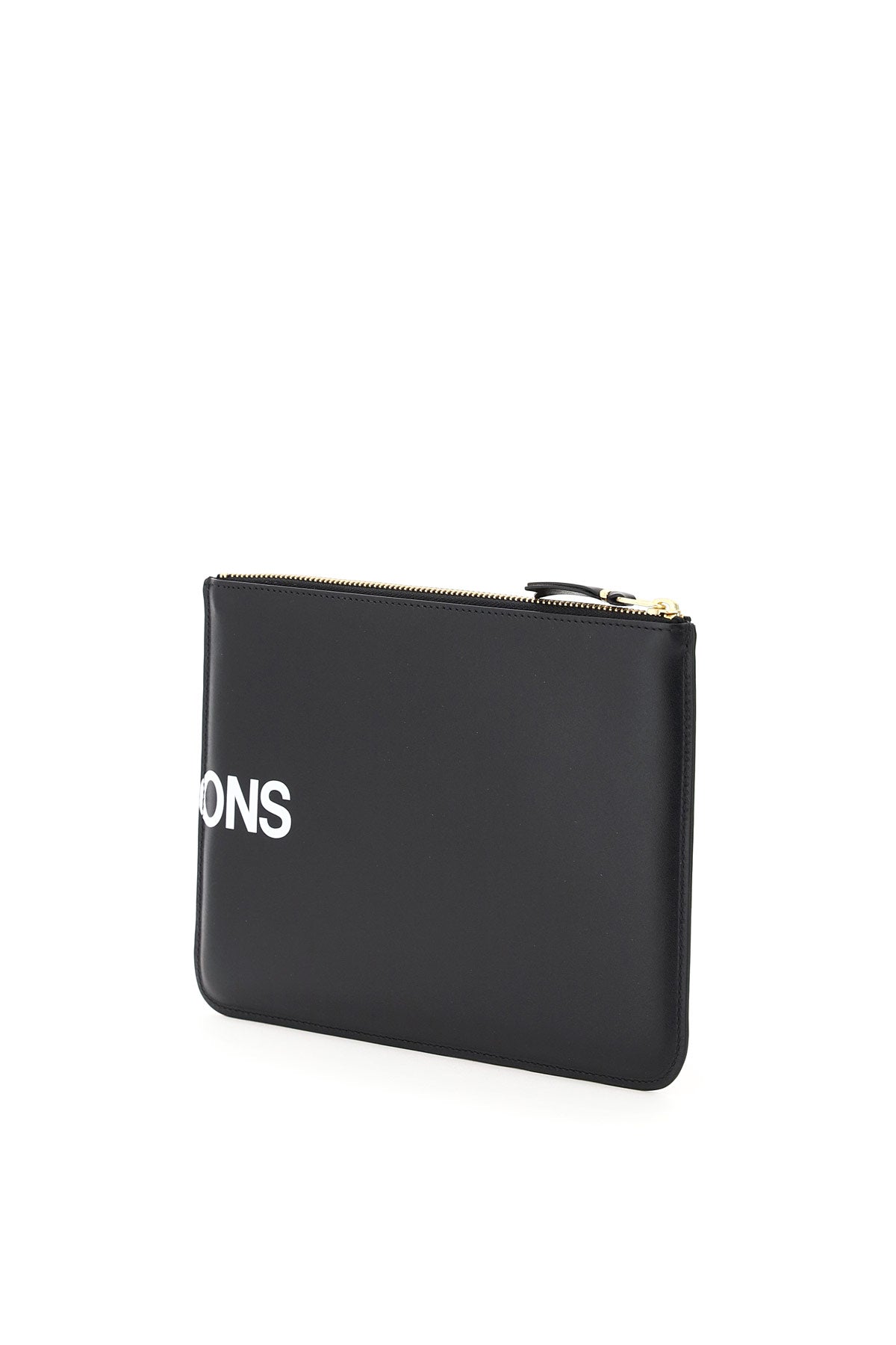 Comme Des Garcons Wallet leather pouch with logo image 1