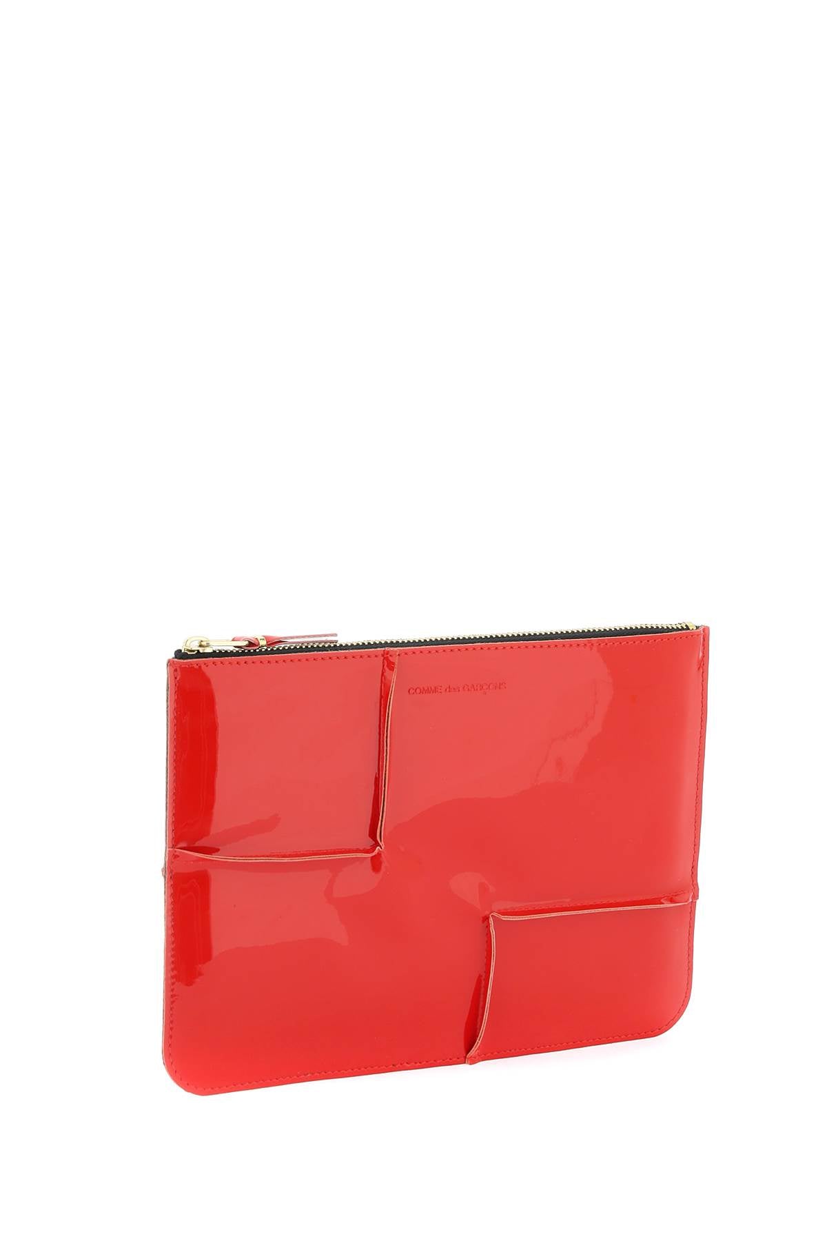 Comme Des Garcons Wallet glossy patent leather image 2