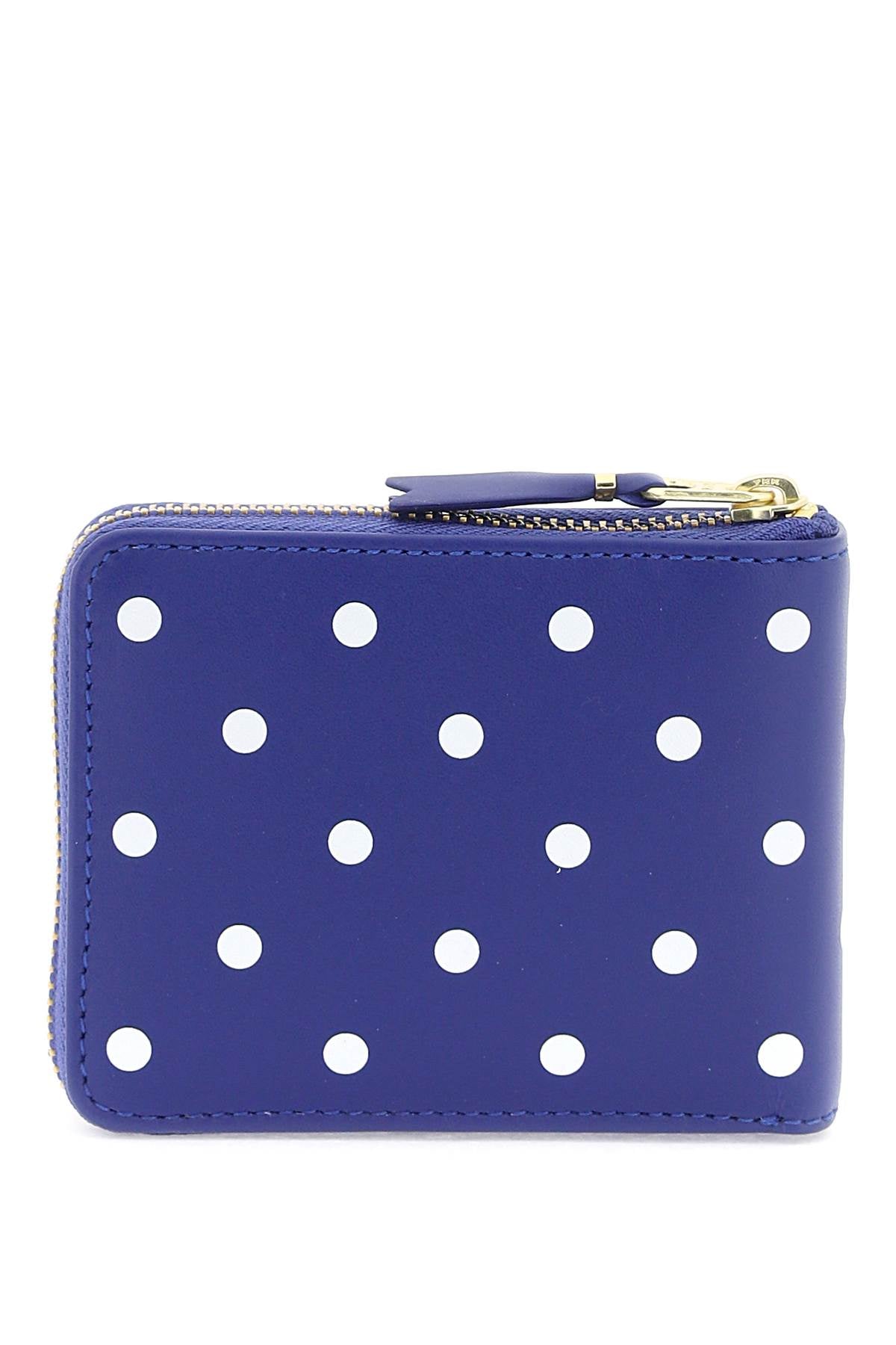 Comme Des Garcons Wallet polka dot zip around wallet with image 2