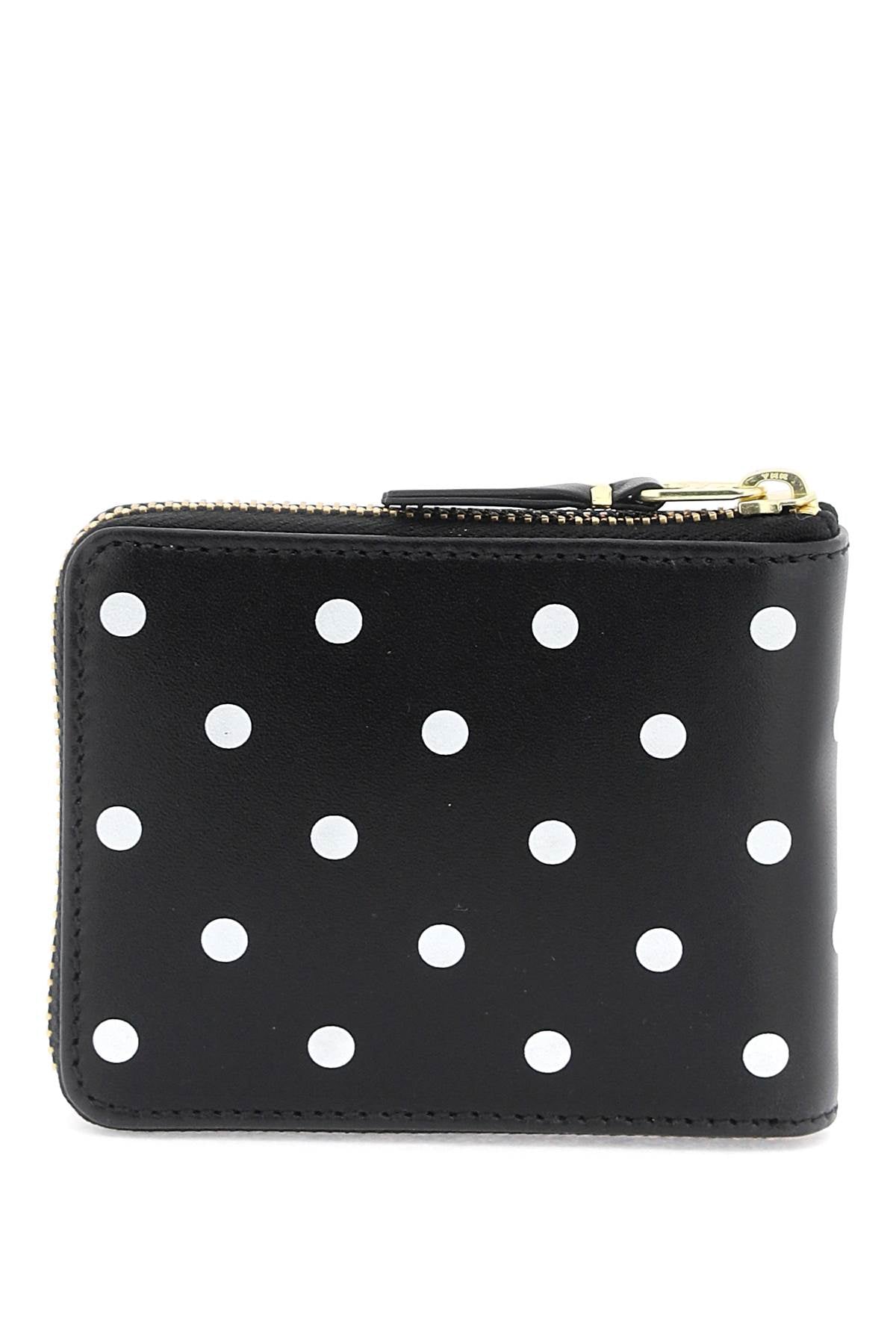 Comme Des Garcons Wallet polka dot zip around wallet image 2