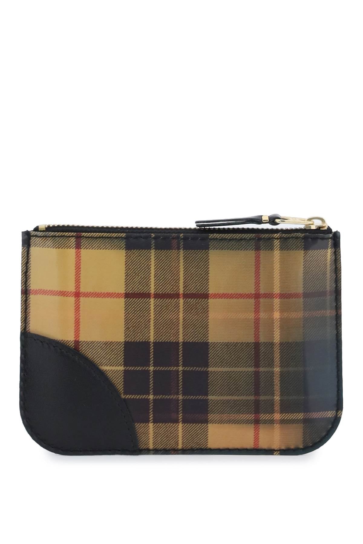 Comme Des Garcons Lenticular-Effect Tartan Coin Pouch image 2