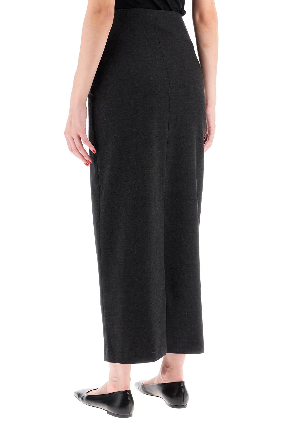 Loulou Studio stretch wool skirt in samos style image 2