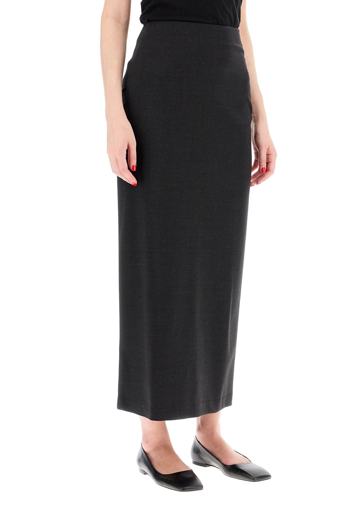 Loulou Studio stretch wool skirt in samos style image 1