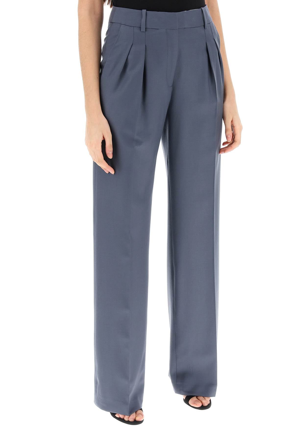 Loulou Studio Sbiru Double Pleat Trousers image 1