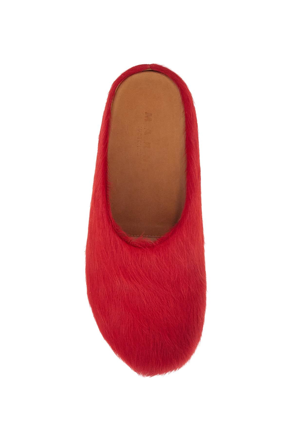 Marni Long-Haired Fur-Lined Clog image 1