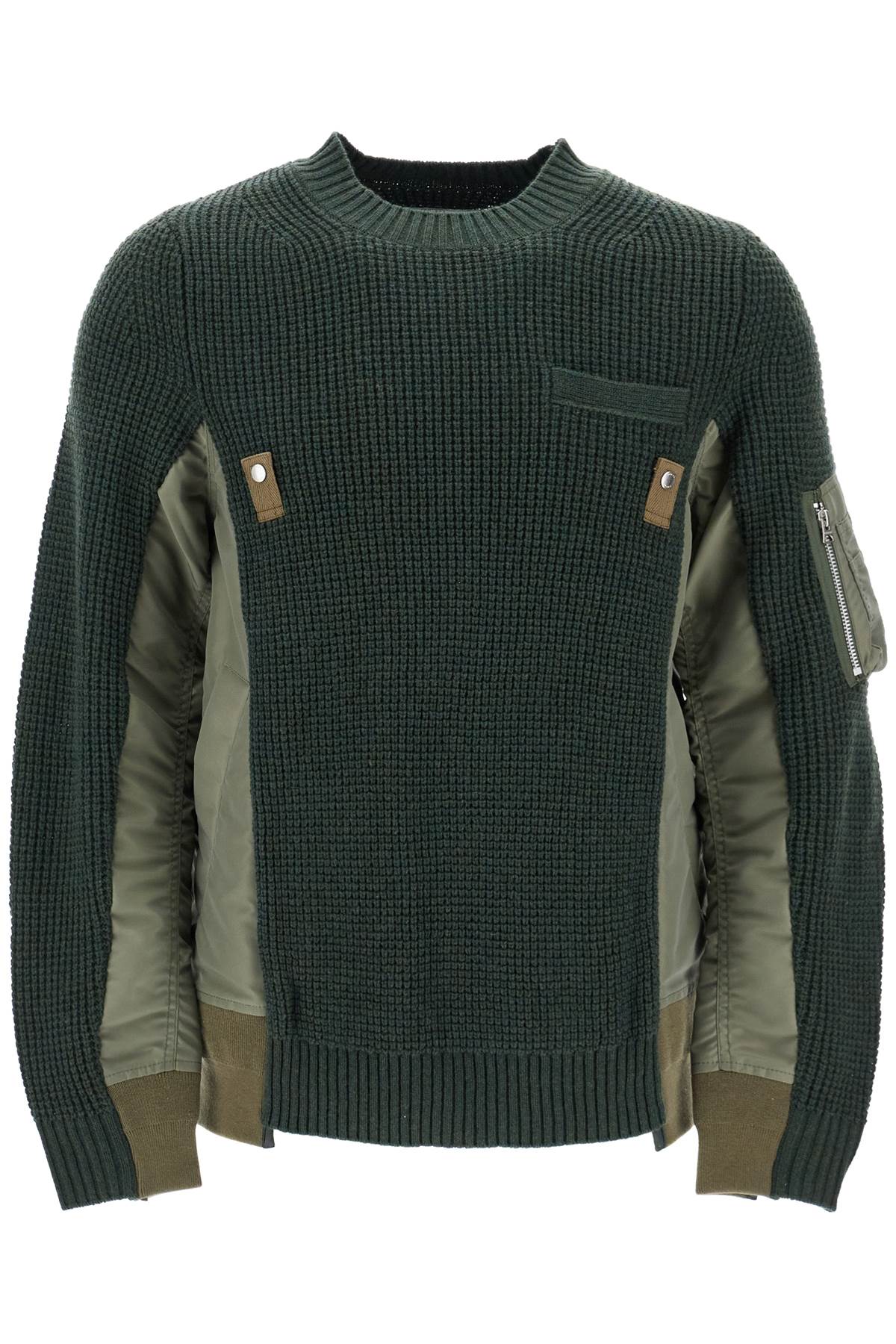 Sacai layered effect pullover image 0