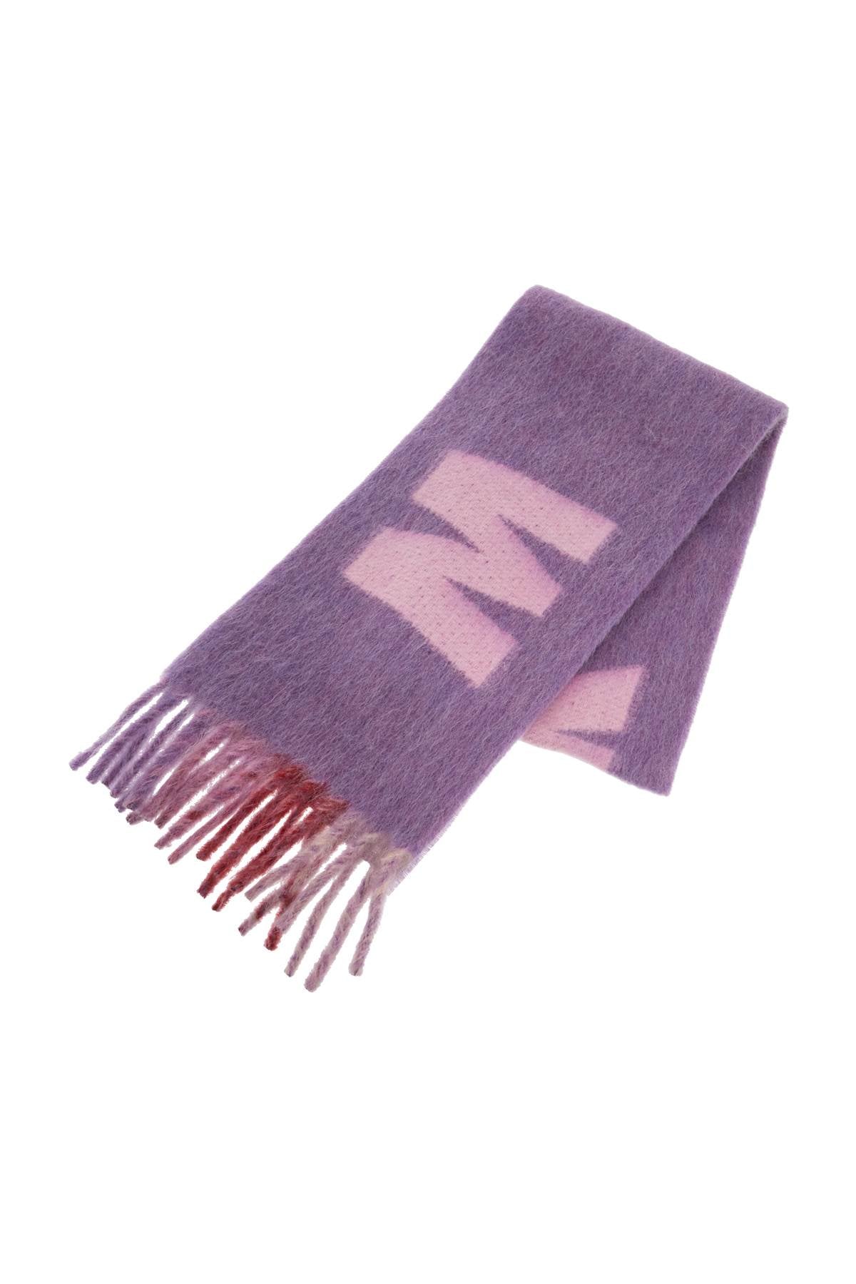 Marni wool and mohair scarf with maxi logo image 2