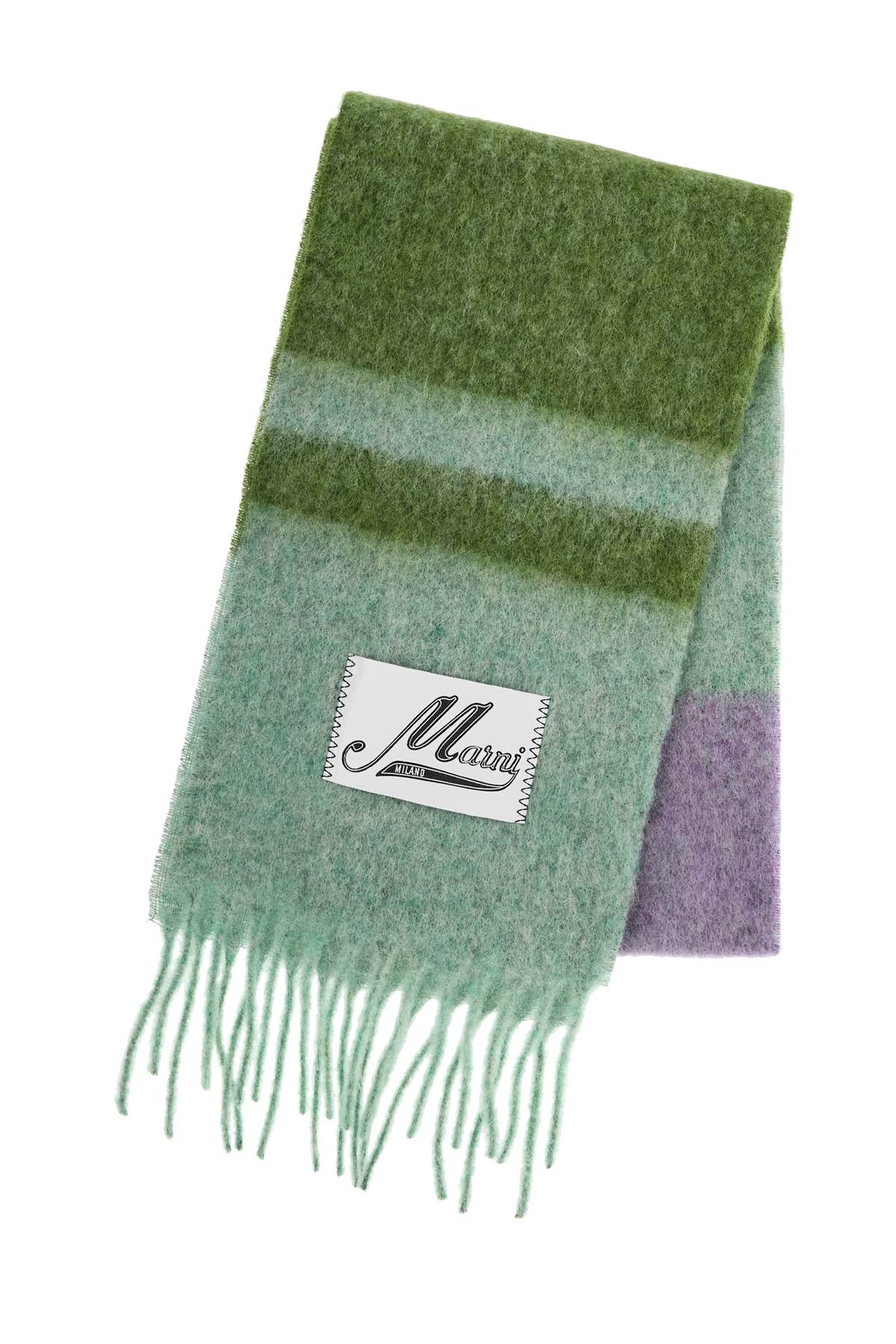 Marni mohair scarf for stylish image 2