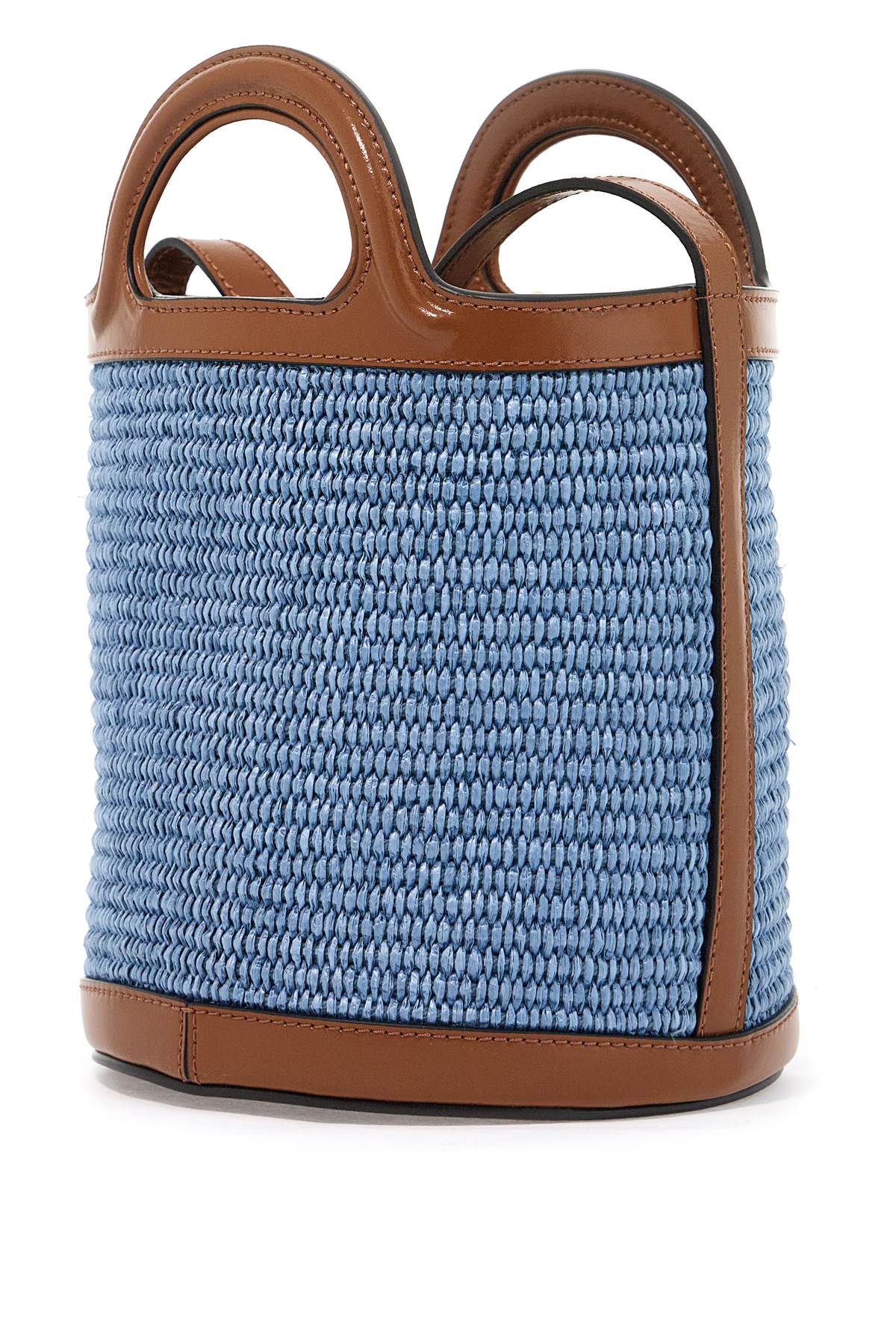 Marni raffia tropicalia bucket bag image 1