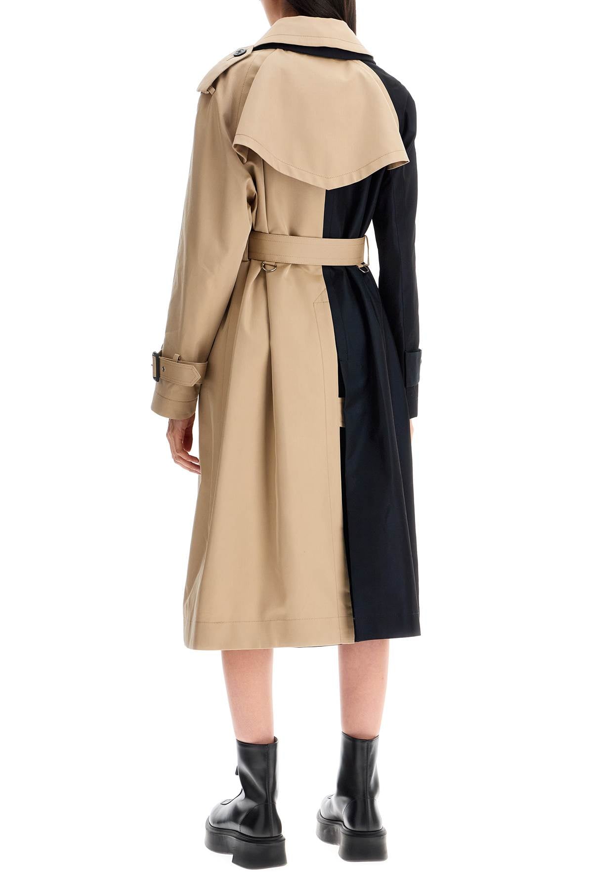 Sacai 'color block gabardine trench image 2