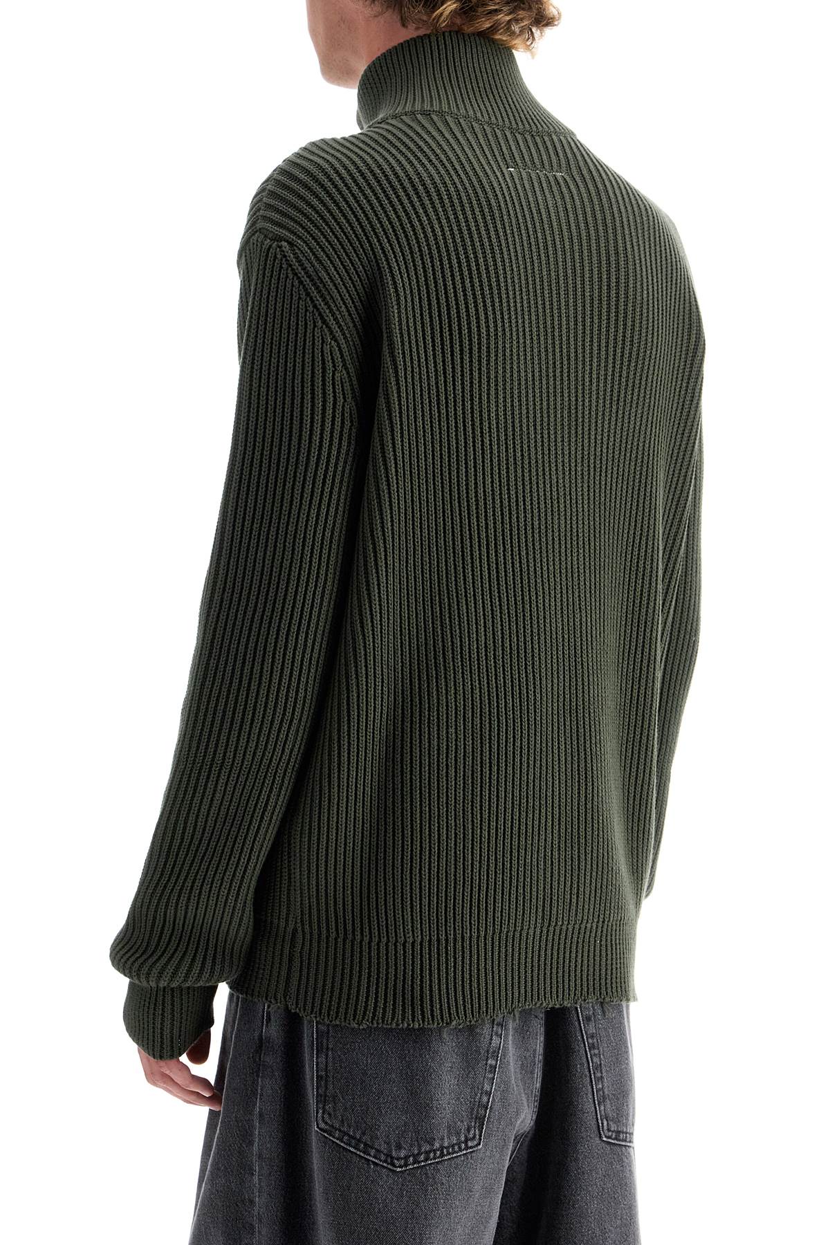 MM6 Maison Margiela cotton cardigan with zipper image 2