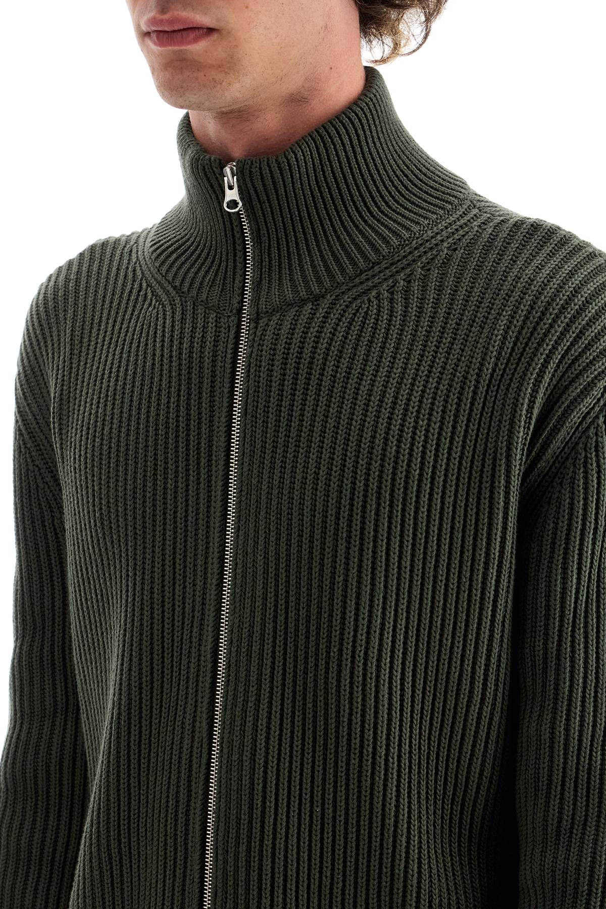 MM6 Maison Margiela cotton cardigan with zipper image 3