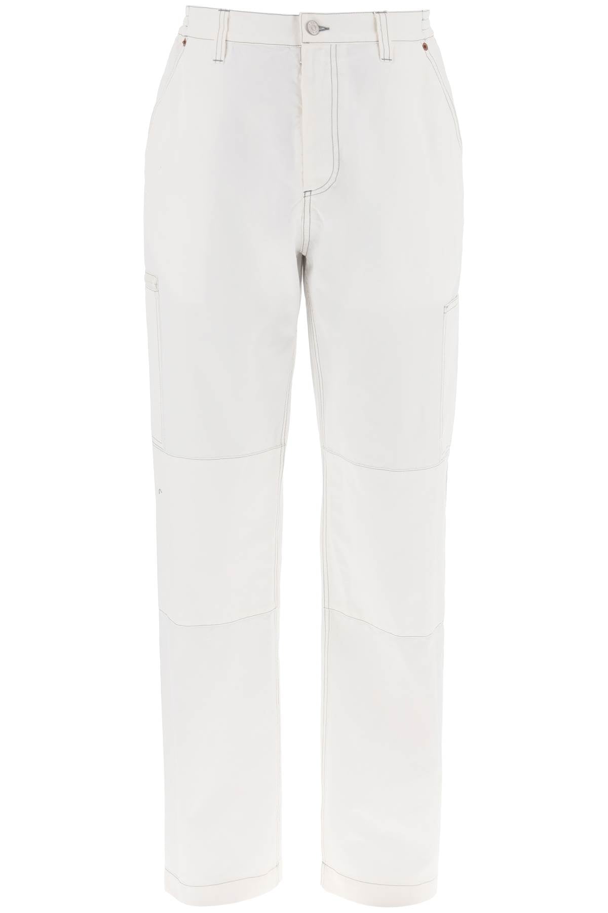 MM6 Maison Margiela wide cotton canvas trousers for men or women image 0