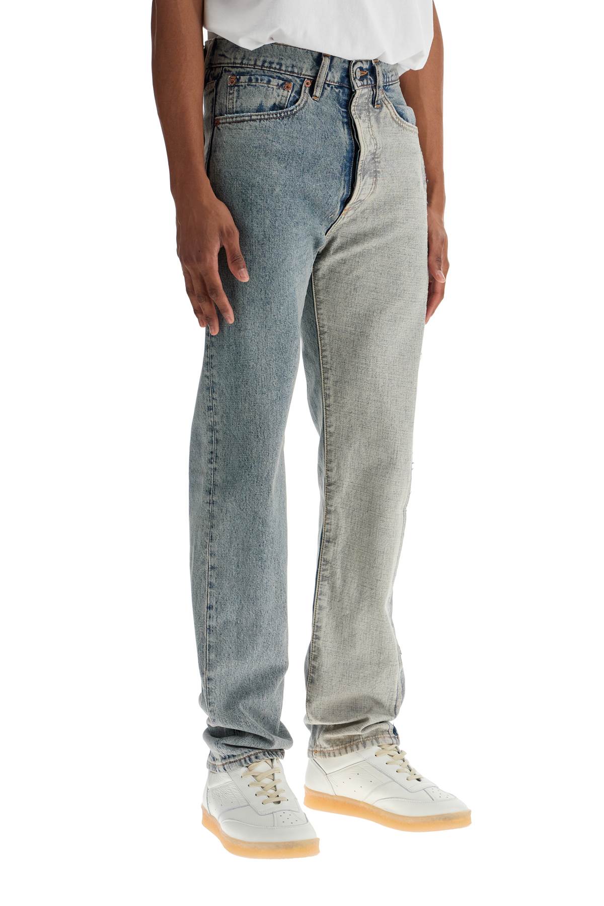 MM6 Maison Margiela Contrast Panel Denim Jeans image 1