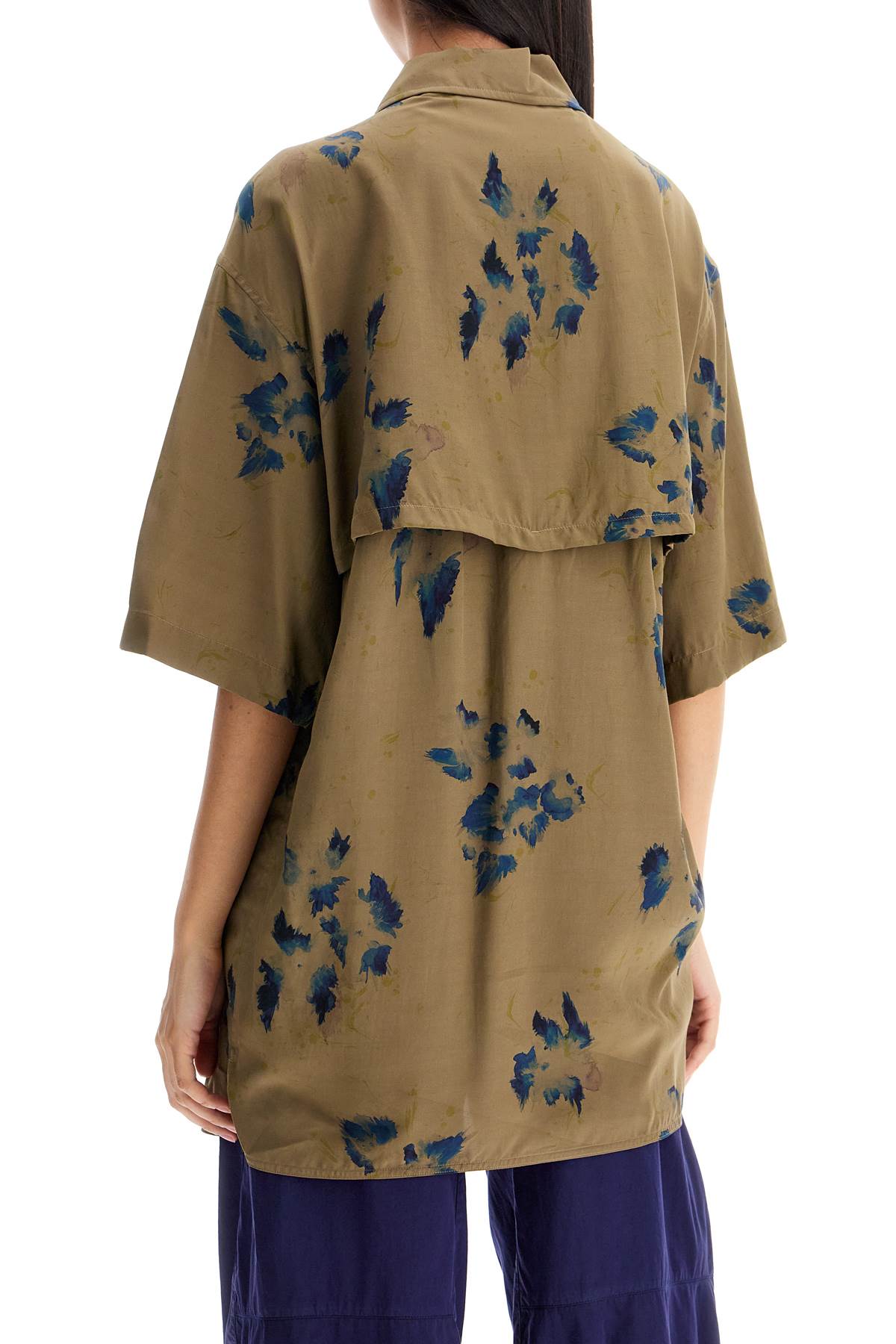 LEMAIRE Oversized Floral Viscose Shirt image 2