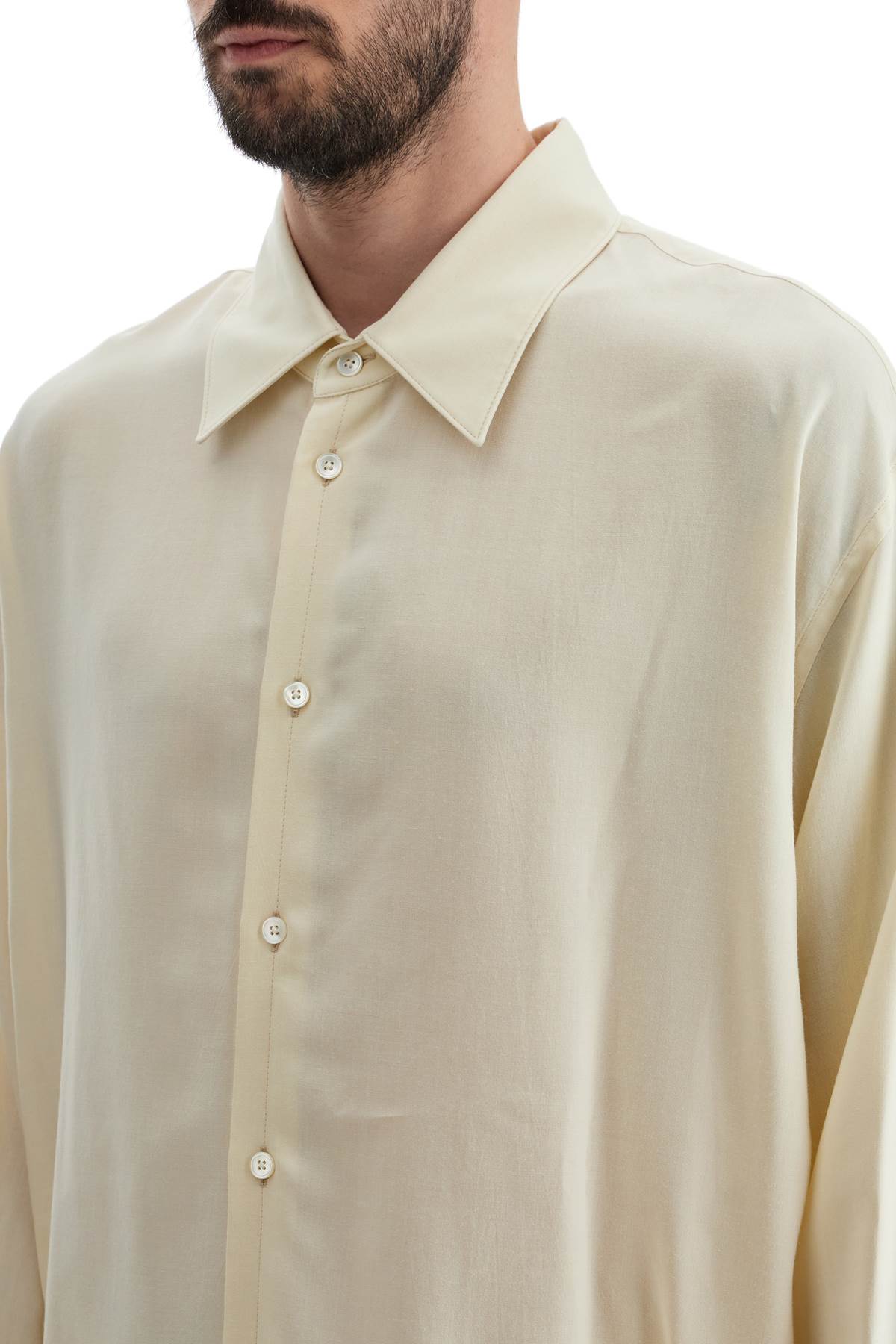 Lemaire Relaxed Fit Wool Blend Shirt image 3