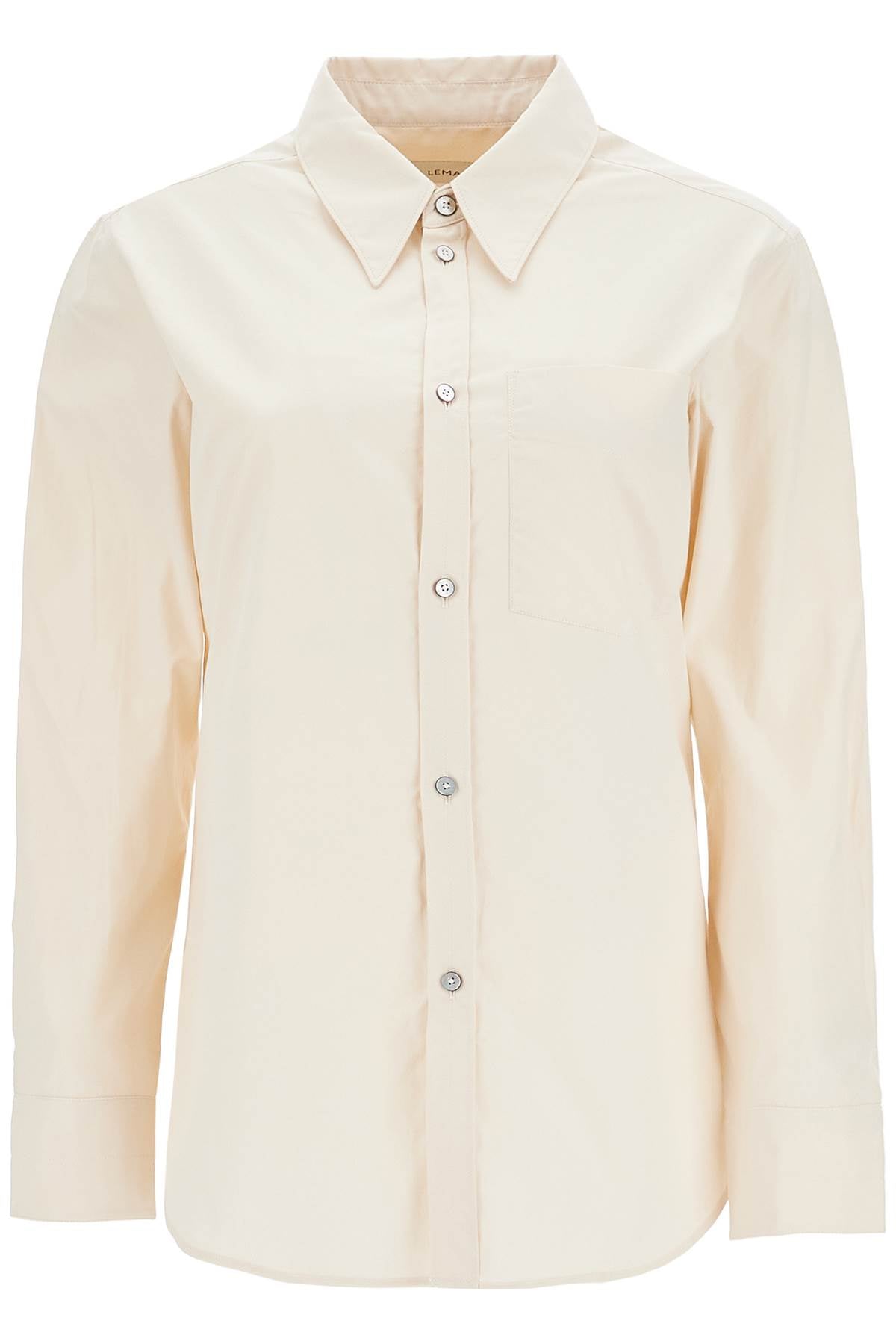 Lemaire Long-Sleeve Crinkled Cotton Poplin Shirt image 0