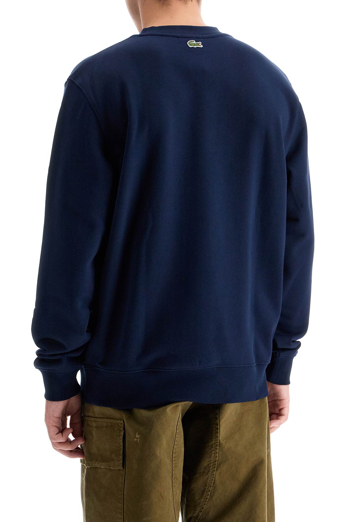 Lacoste Classic Fit Crewneck Sweatshirt with Logo image 2