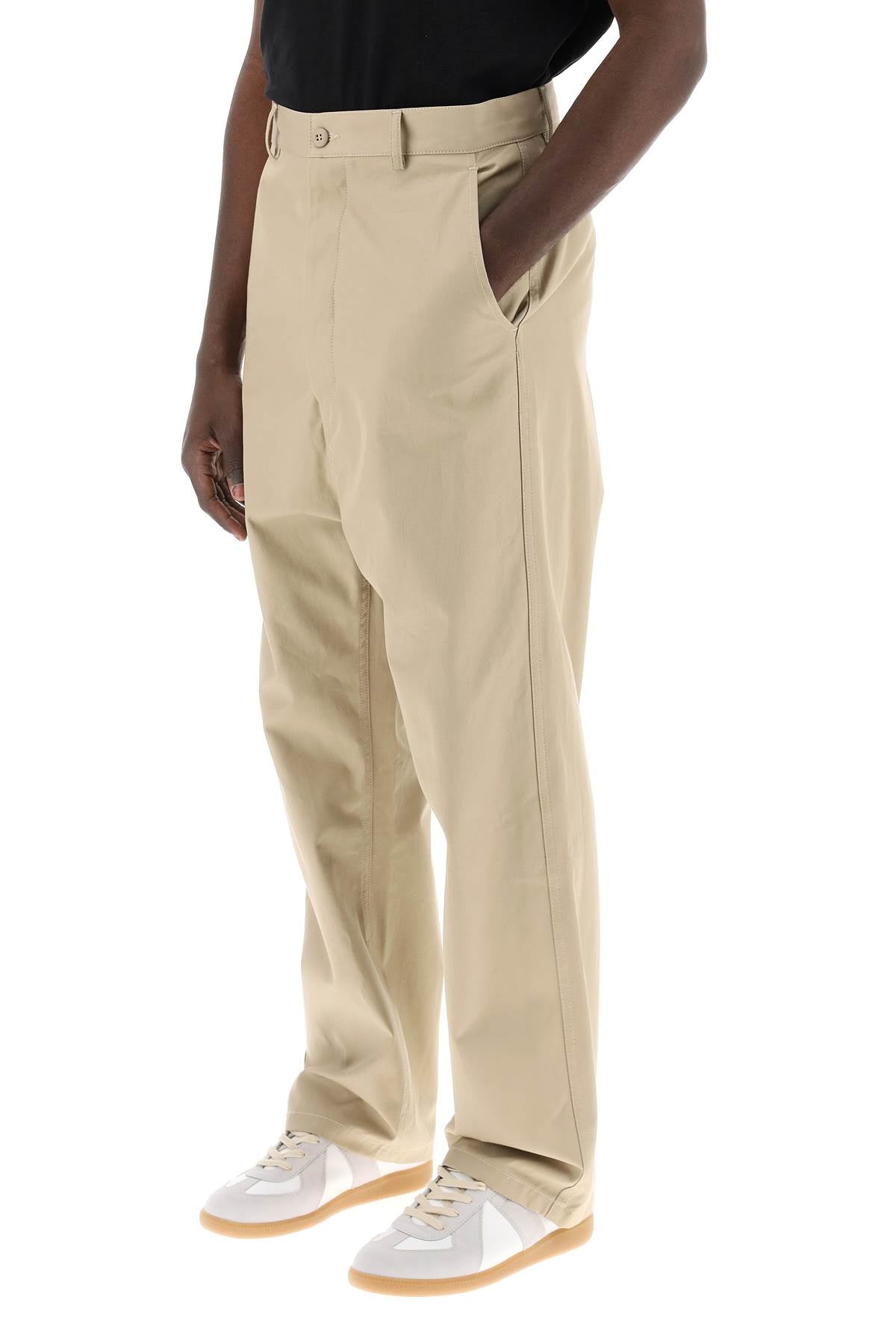 MM6 Maison Margiela loose straight leg pants with a image 3