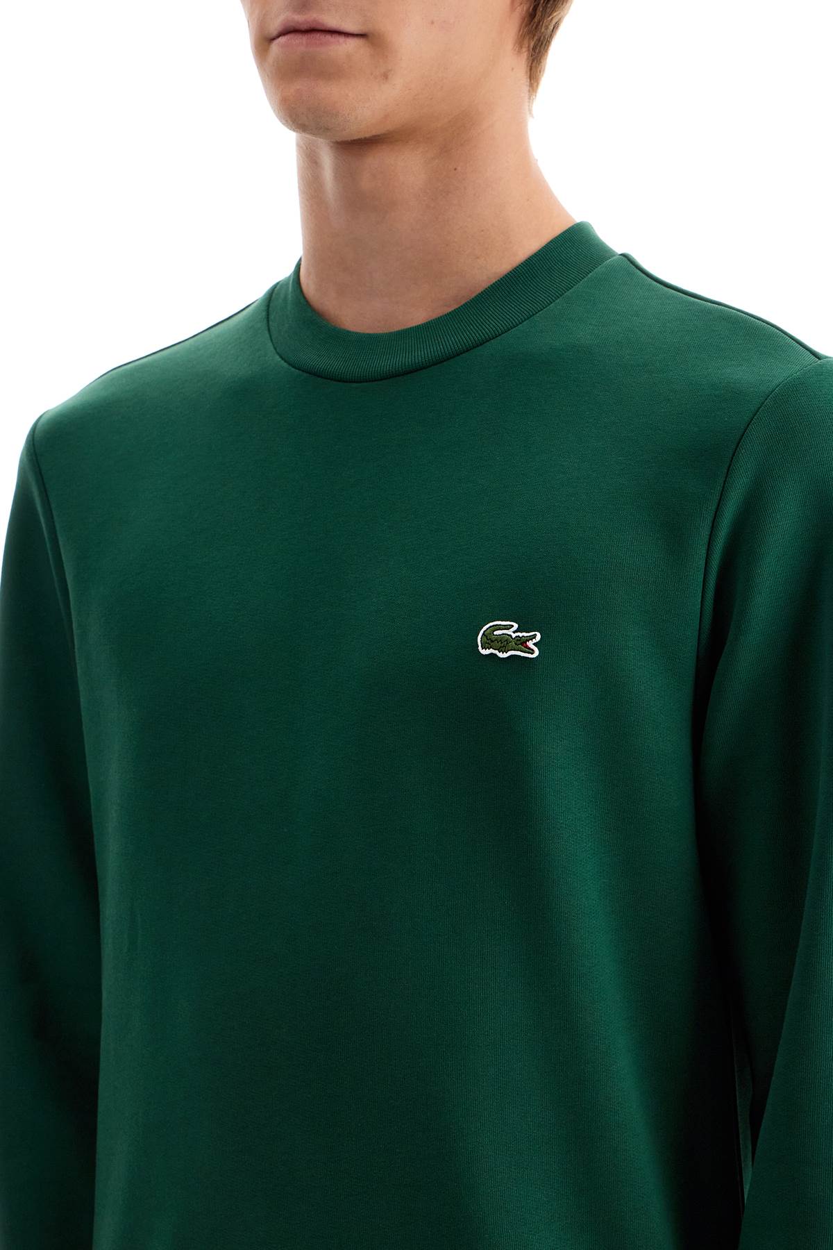 Lacoste classic fit crewneck sweatshirt image 3