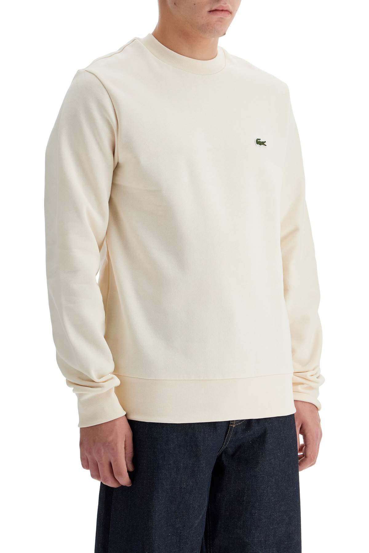 Lacoste Men's Classic Fit Crewneck Sweatshirt with Crocodile Logo image 1