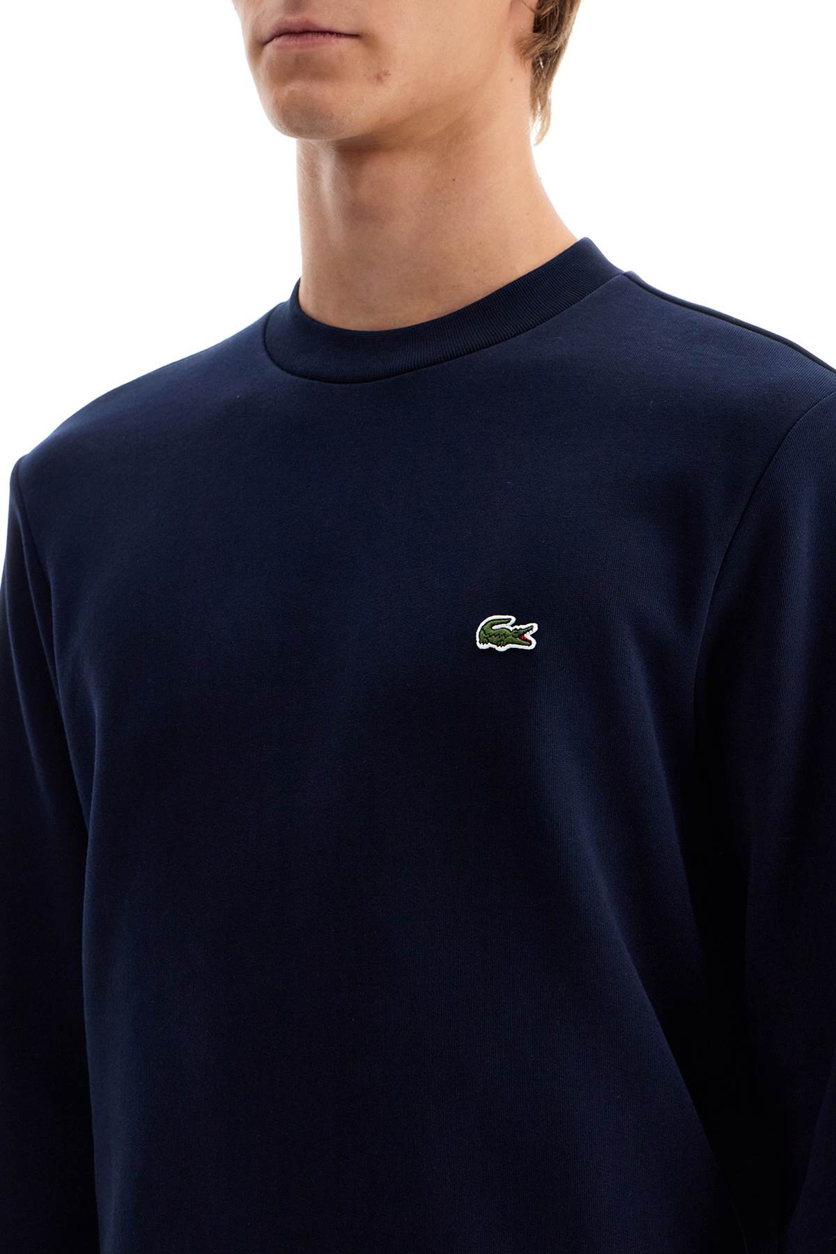 Lacoste classic fit crewneck sweatshirt image 3