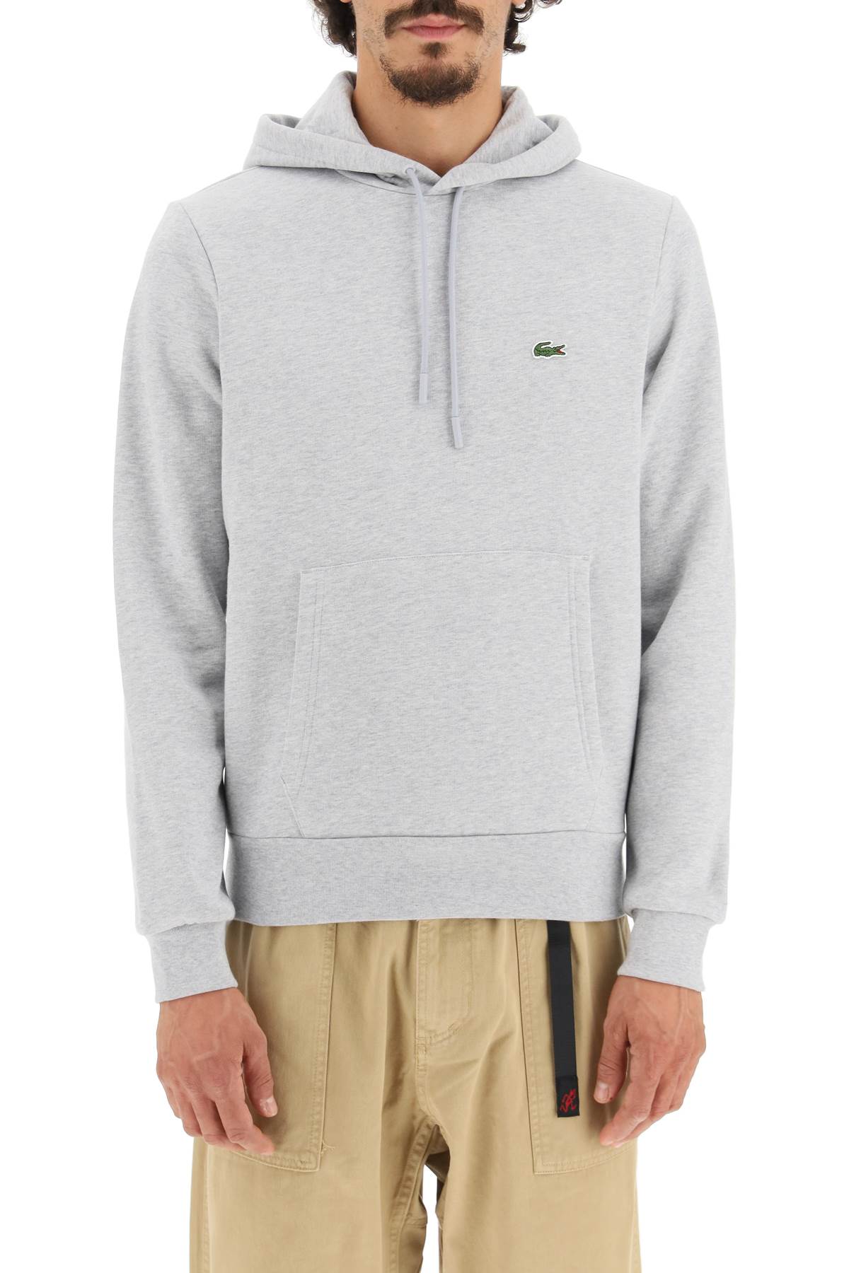 Lacoste hoodie with logo patch image 1