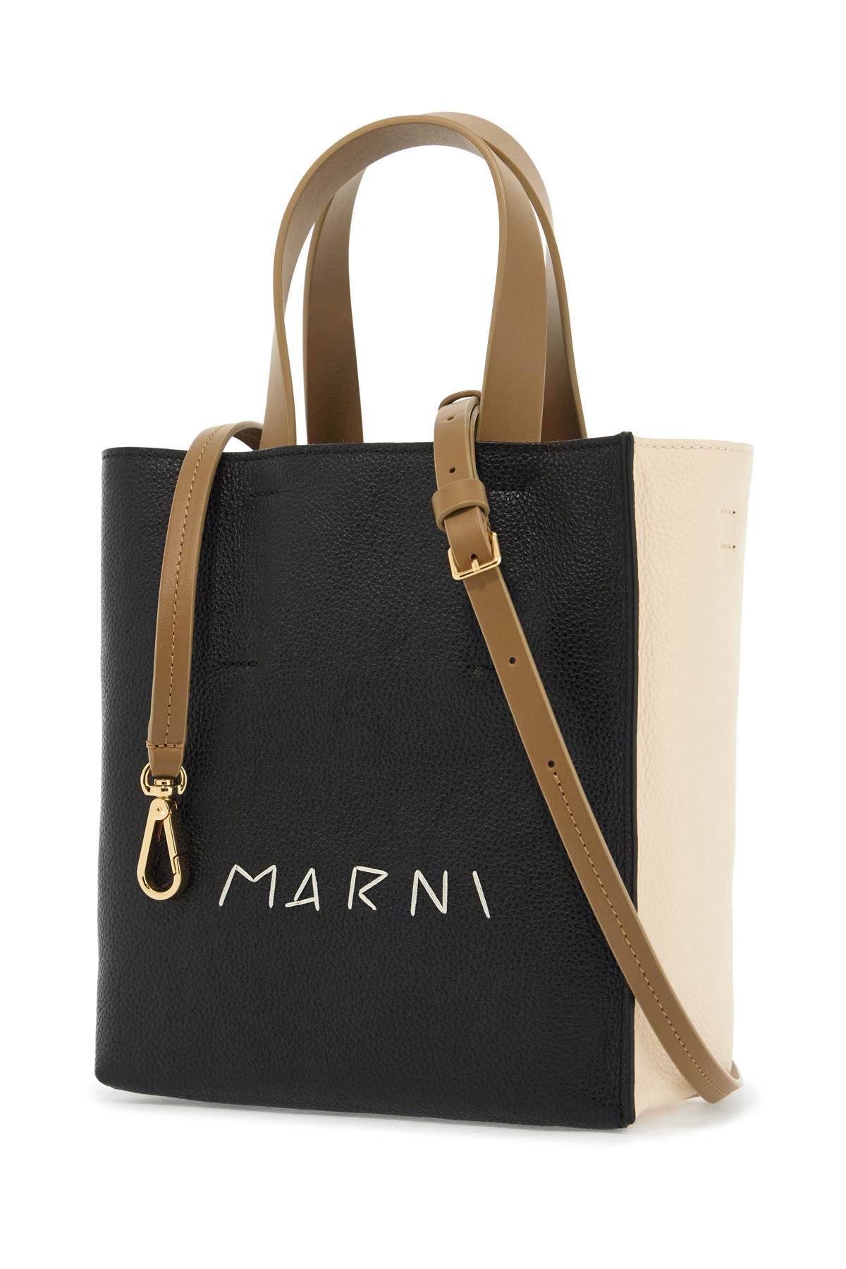 Marni Museo Soft Mini Tote Bag - Colorblock Leather image 2