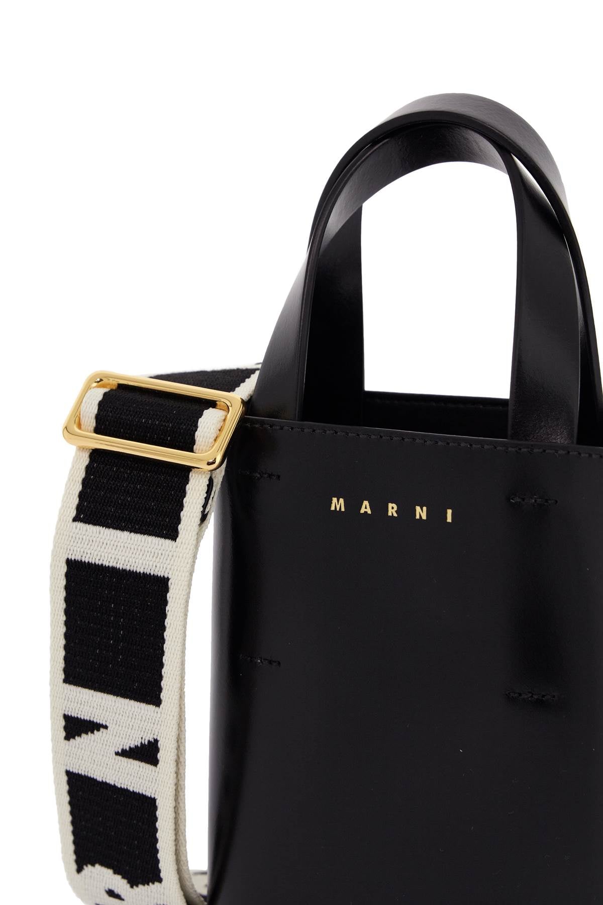 Marni Nano Museo Leather Tote Bag image 2