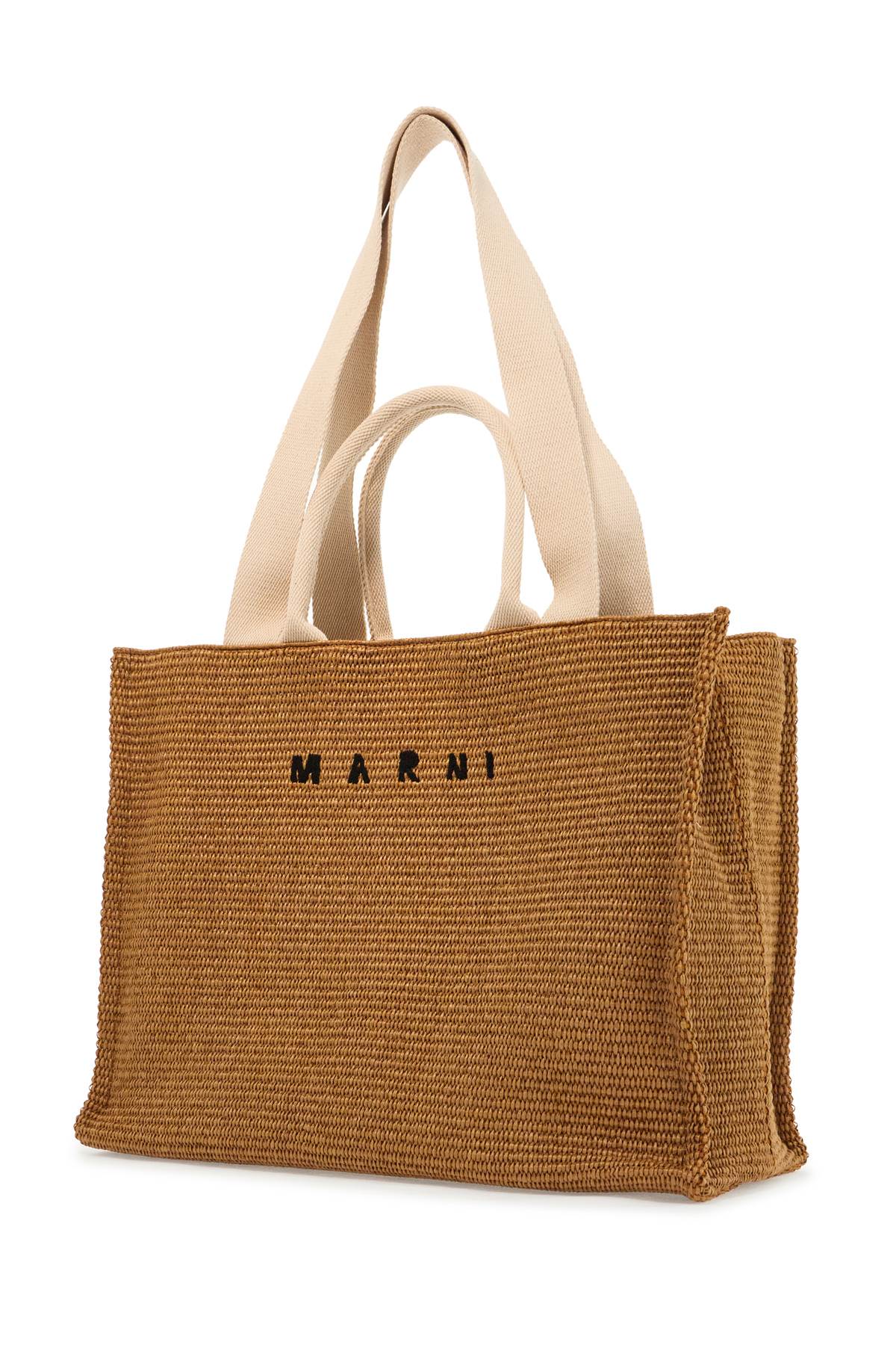 Marni Raffia Effect Large Tote Bag image 2